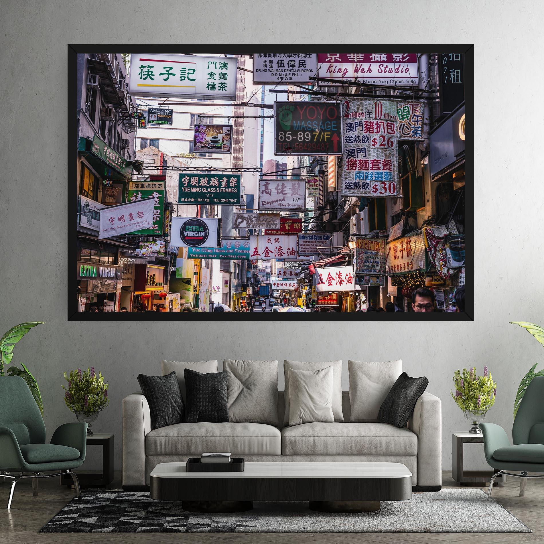 Vászonkép Mong Kok mockup 7