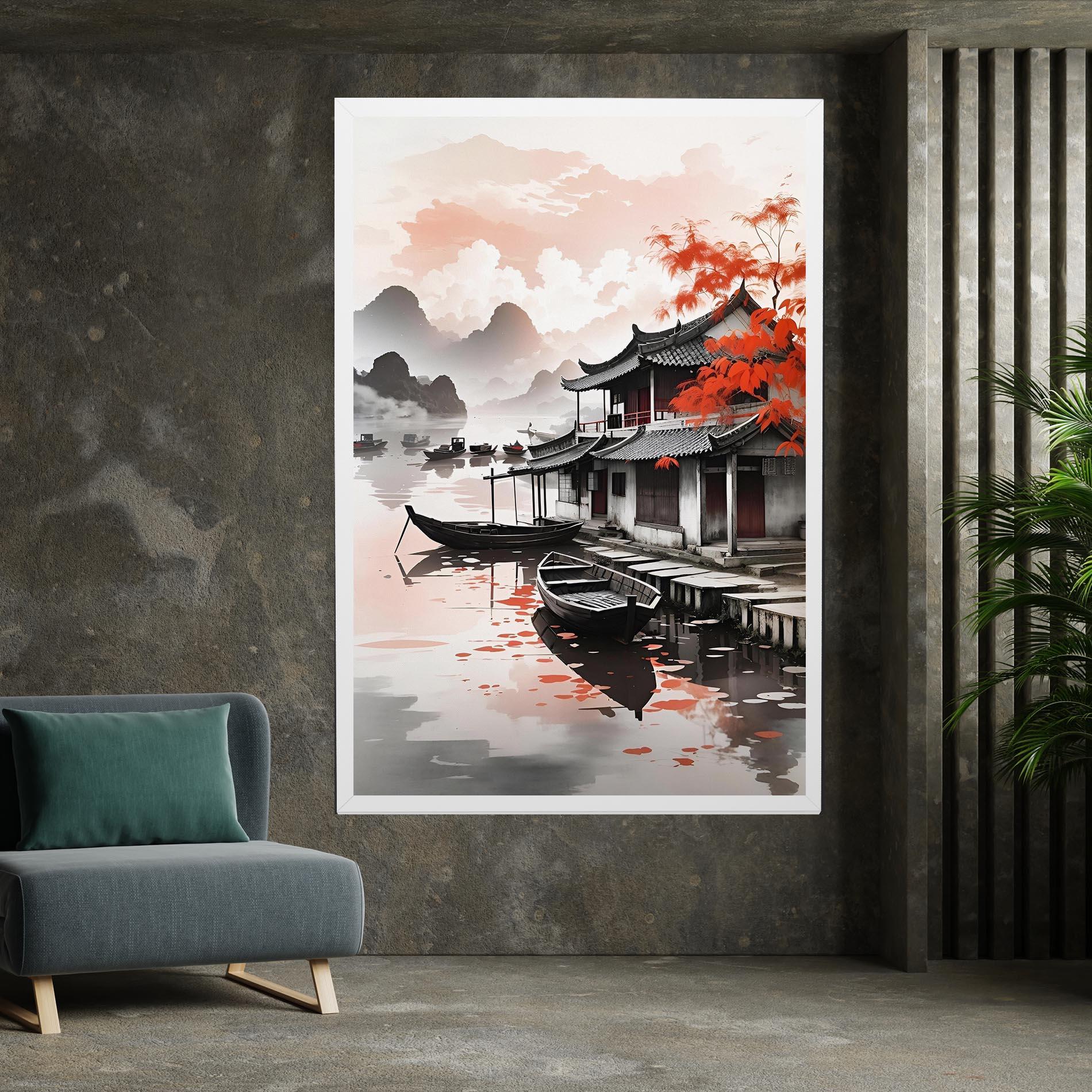 Vászonkép Architecture Reflections mockup 7