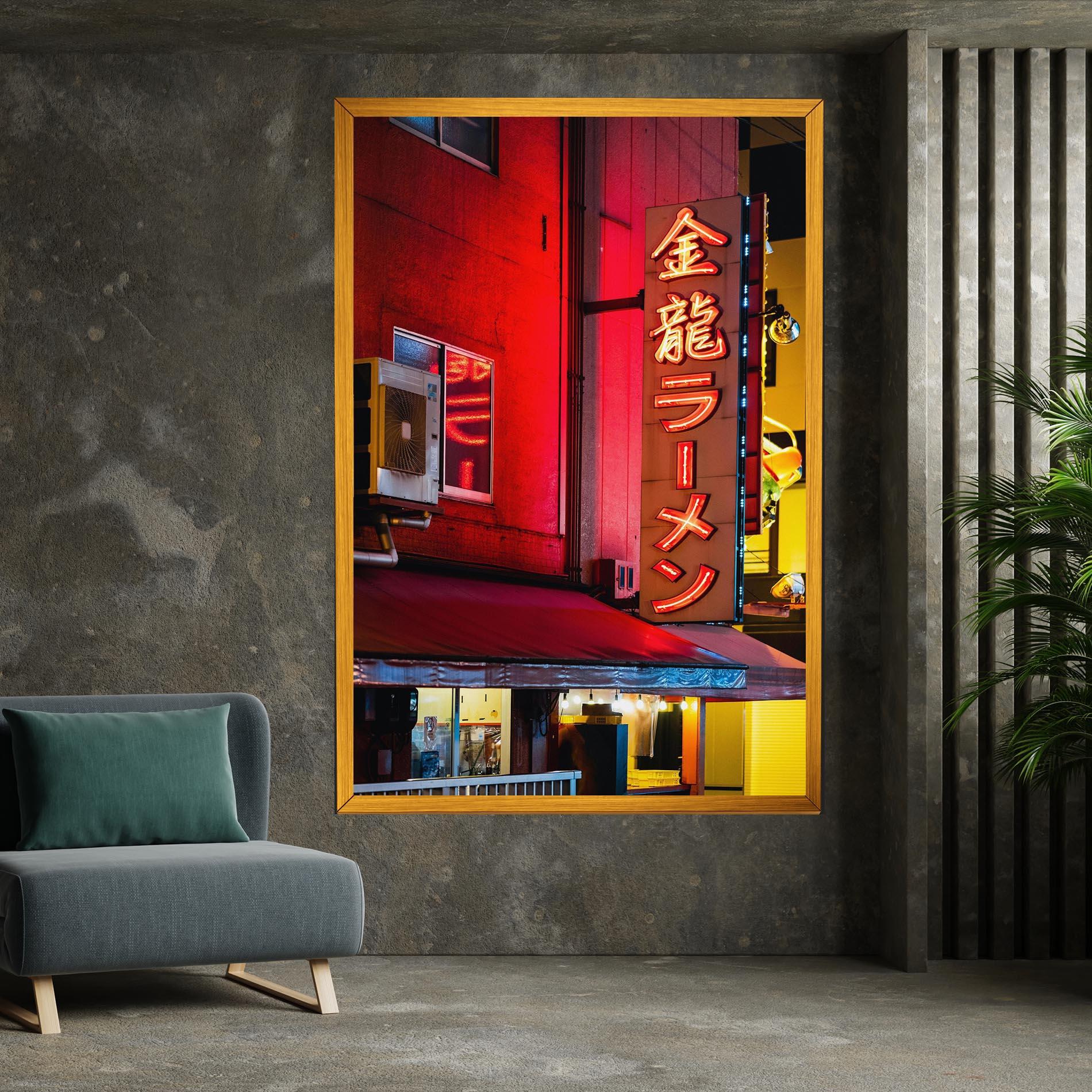 Vászonkép Ramen Restaurant mockup 7