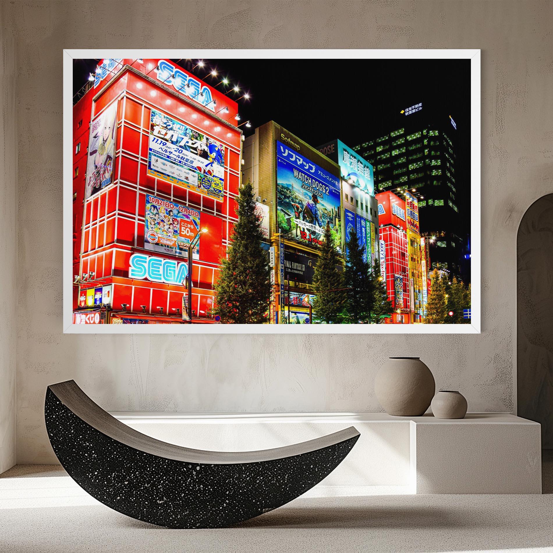 Vászonkép Akihabara Night mockup 8