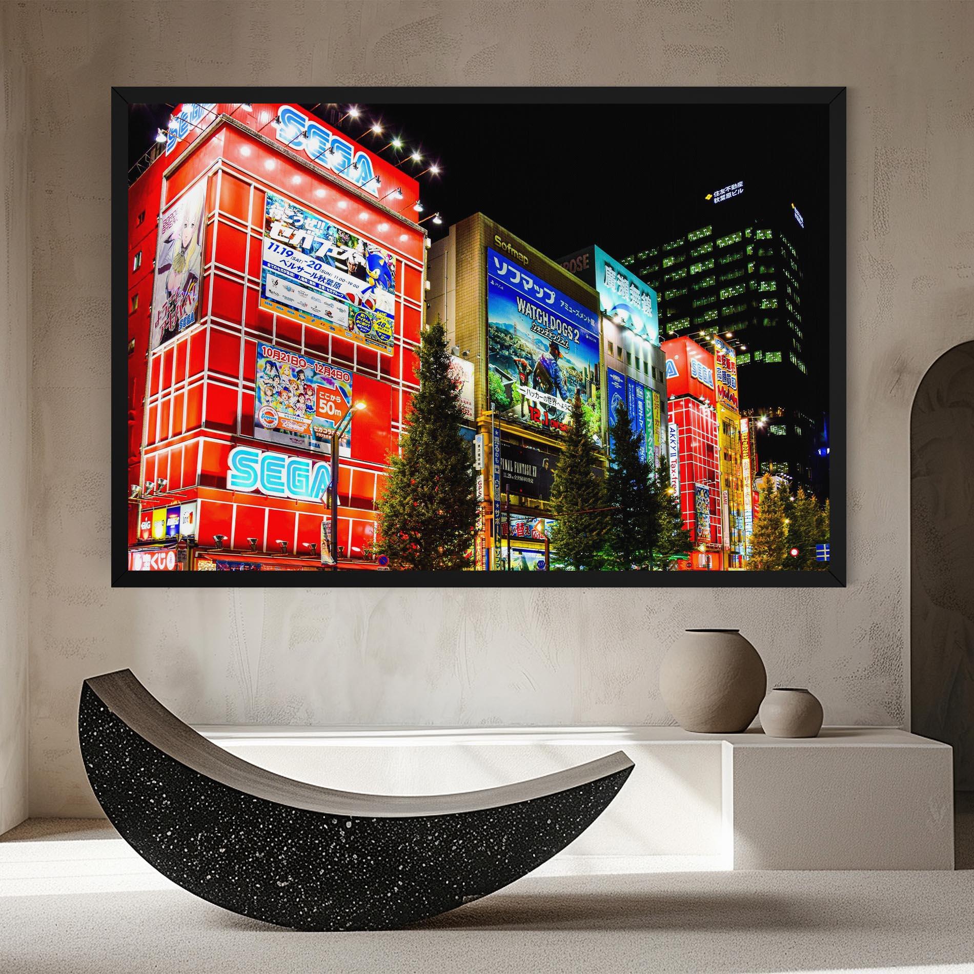 Vászonkép Akihabara Night mockup 8