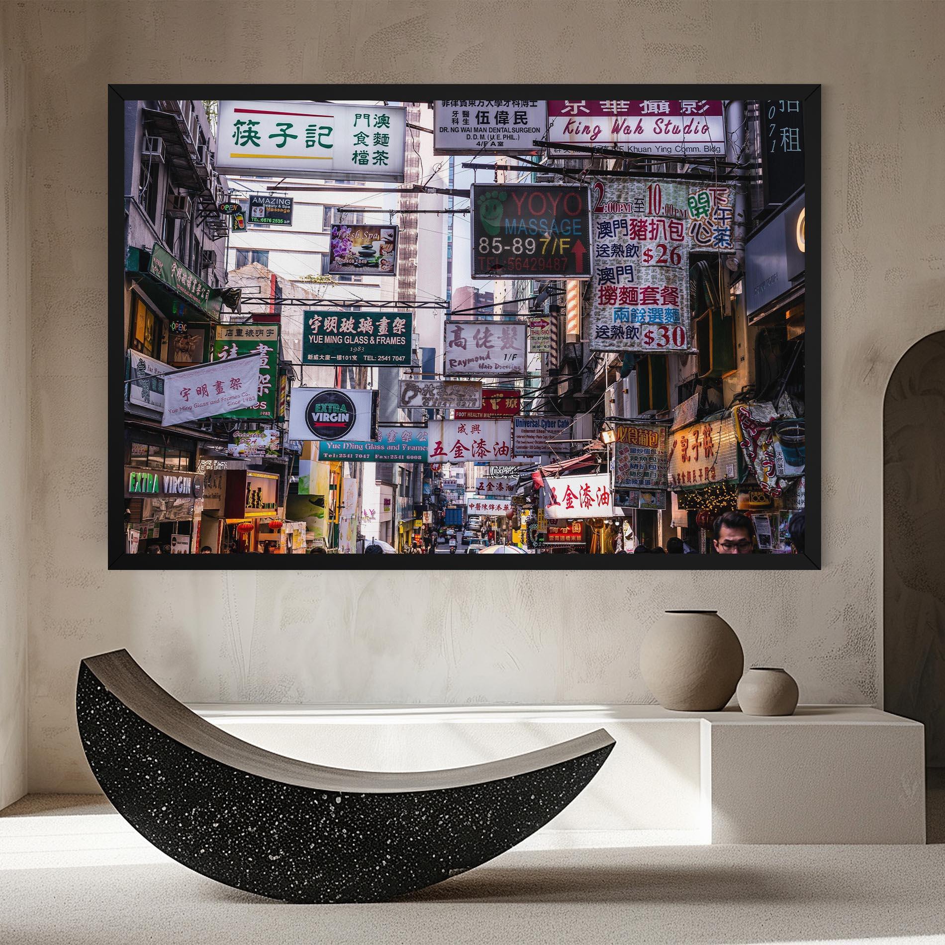 Vászonkép Mong Kok mockup 8