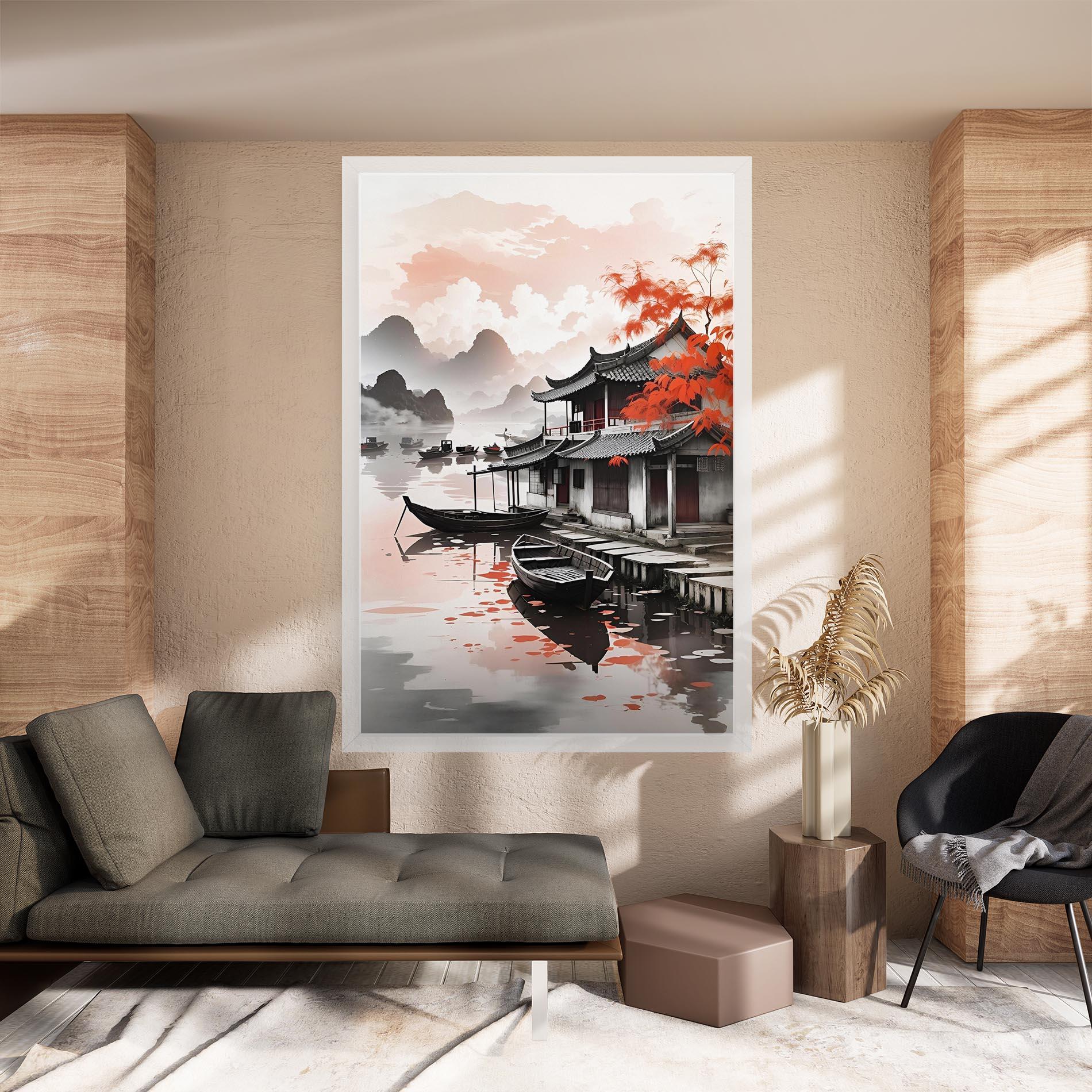 Vászonkép Architecture Reflections mockup 8