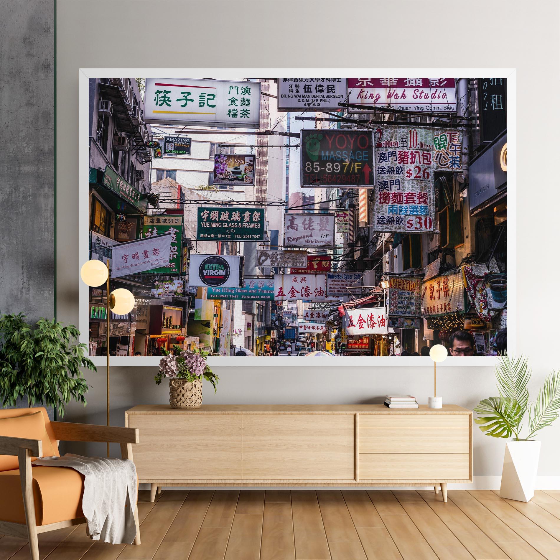 Vászonkép Mong Kok mockup 9