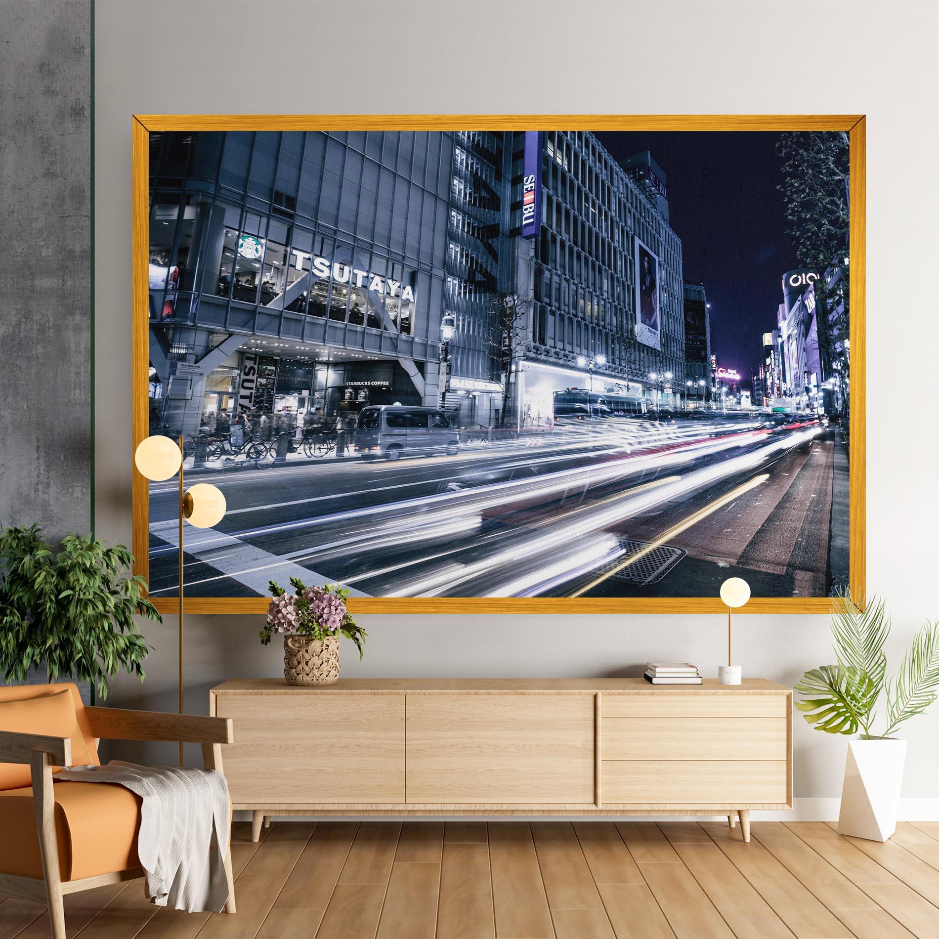 Vászonkép Road Traffic mockup 9