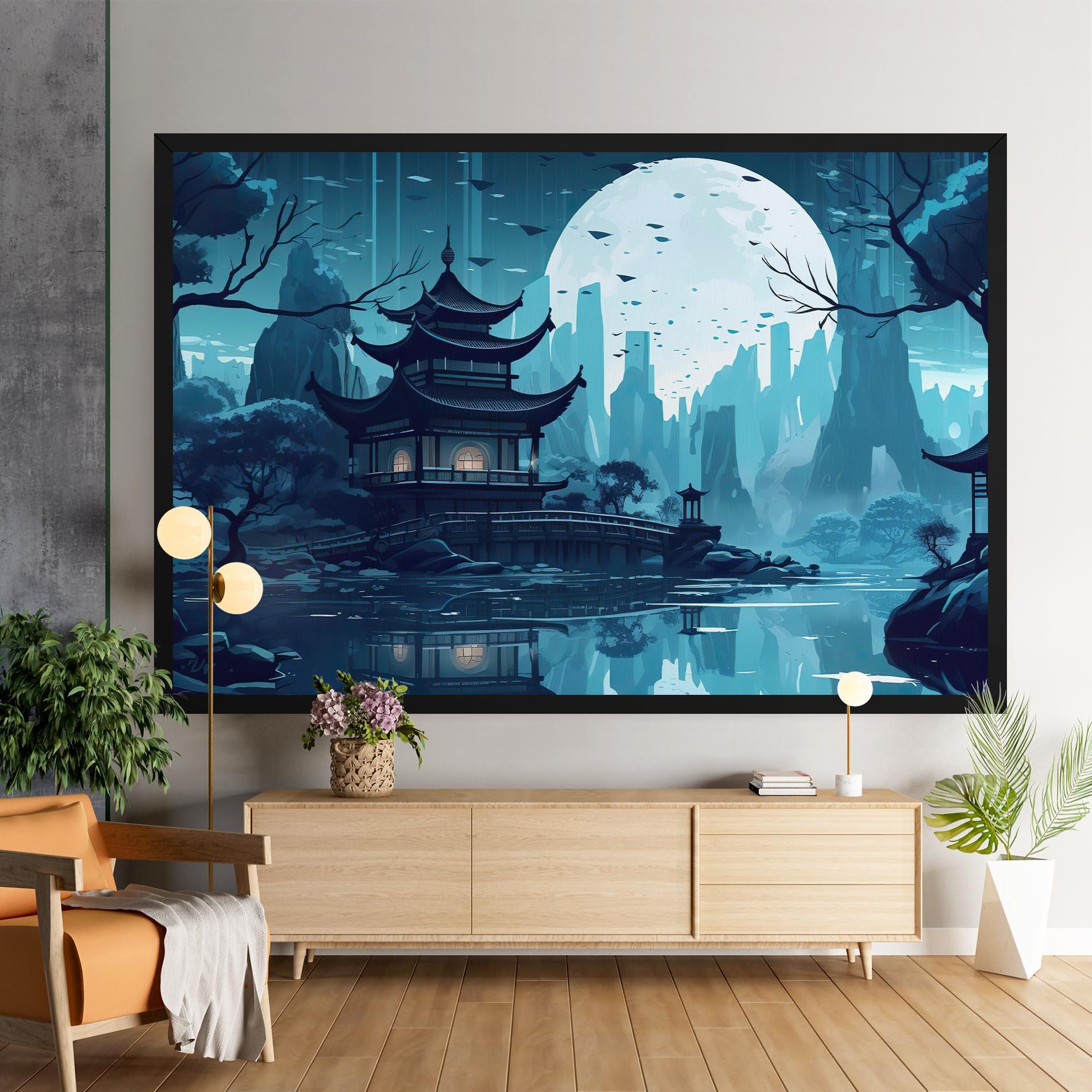 Vászonkép Chinese Cartoon mockup 9