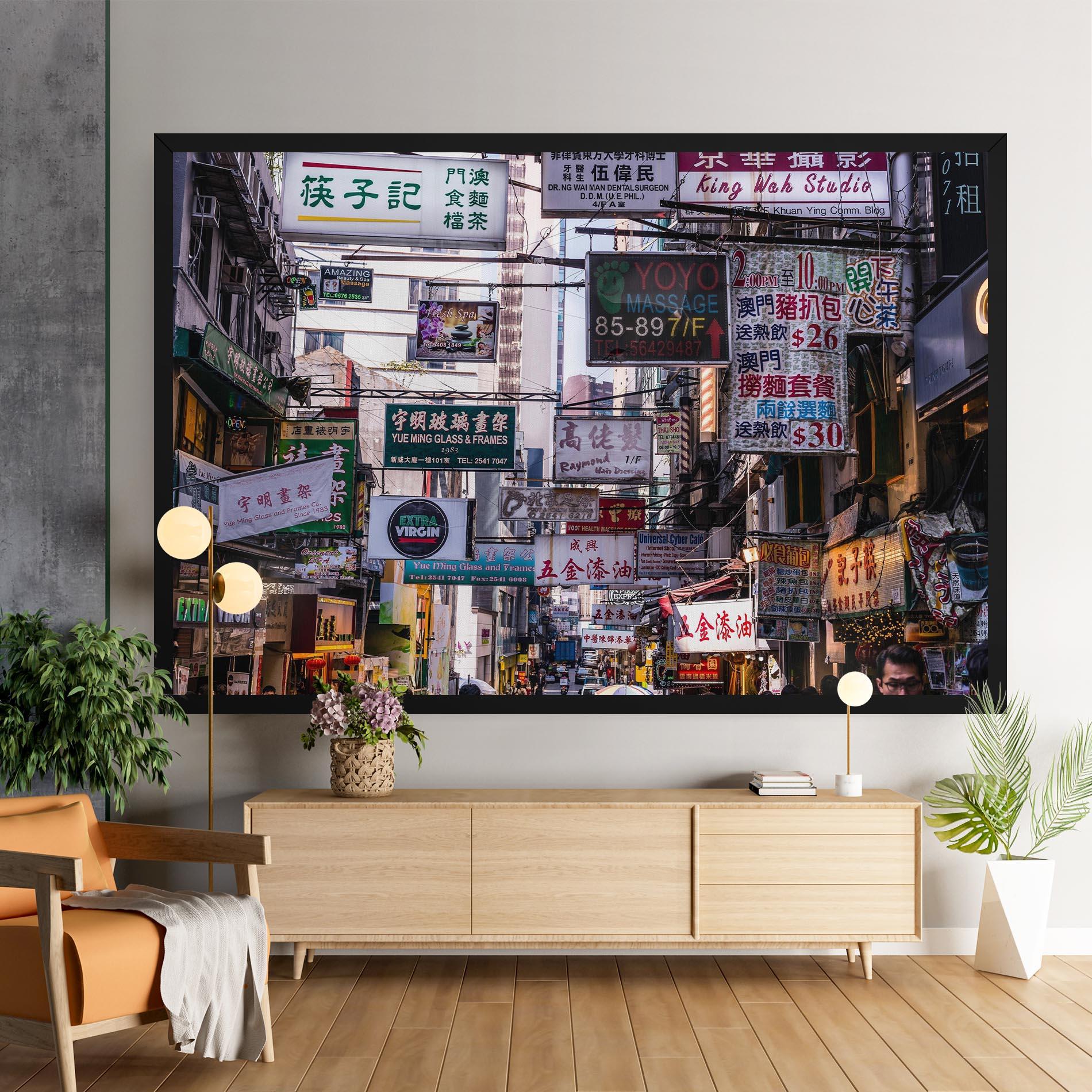 Vászonkép Mong Kok mockup 9