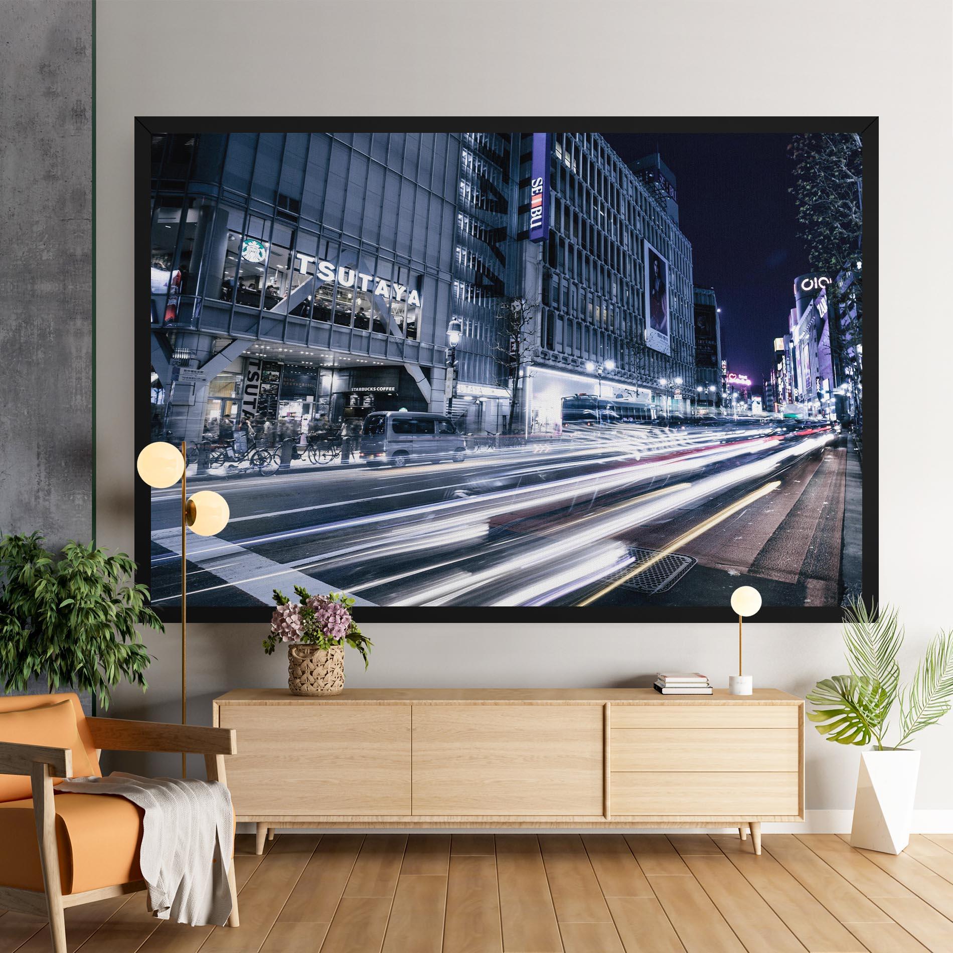 Vászonkép Road Traffic mockup 9