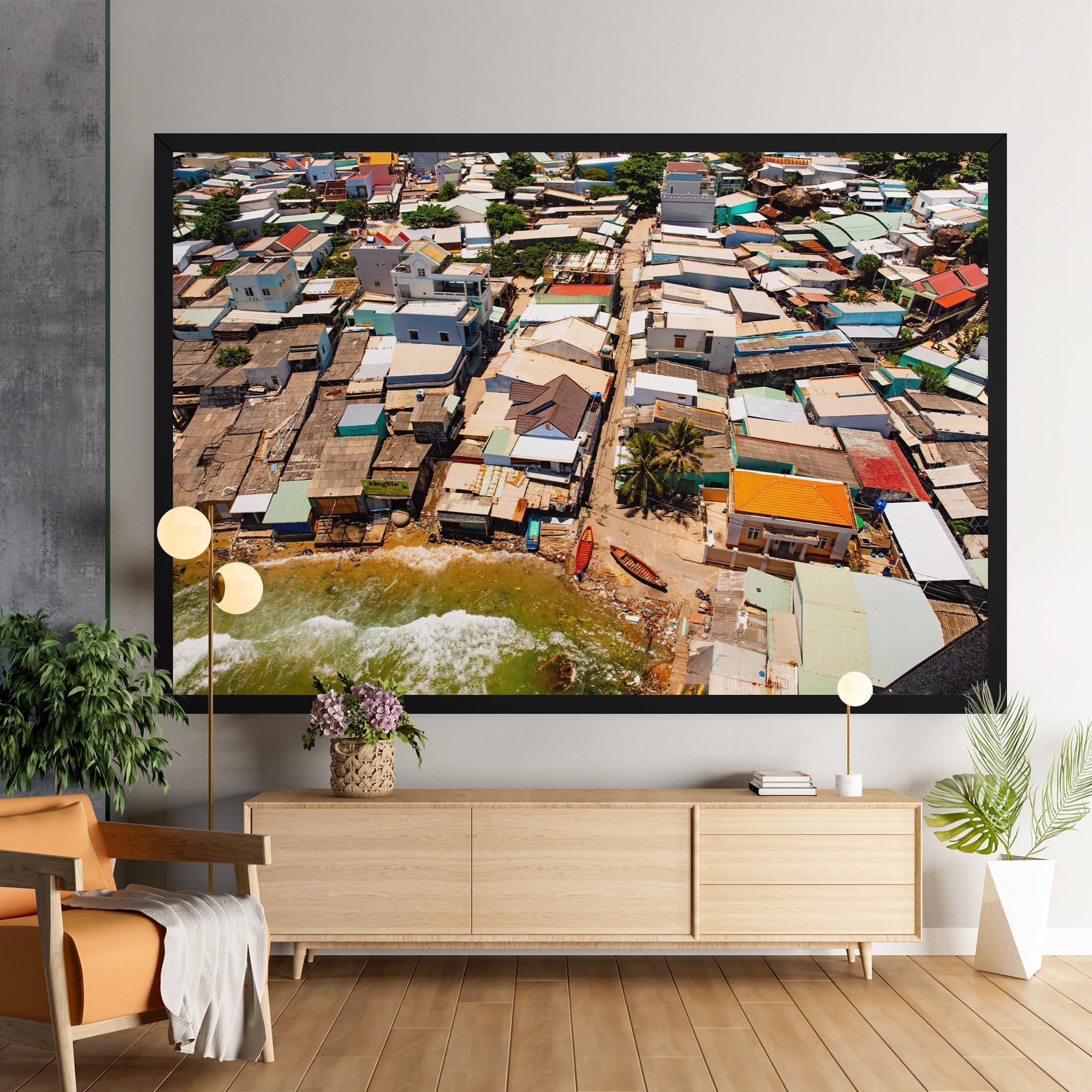 Vászonkép Vietnam Slums mockup 9