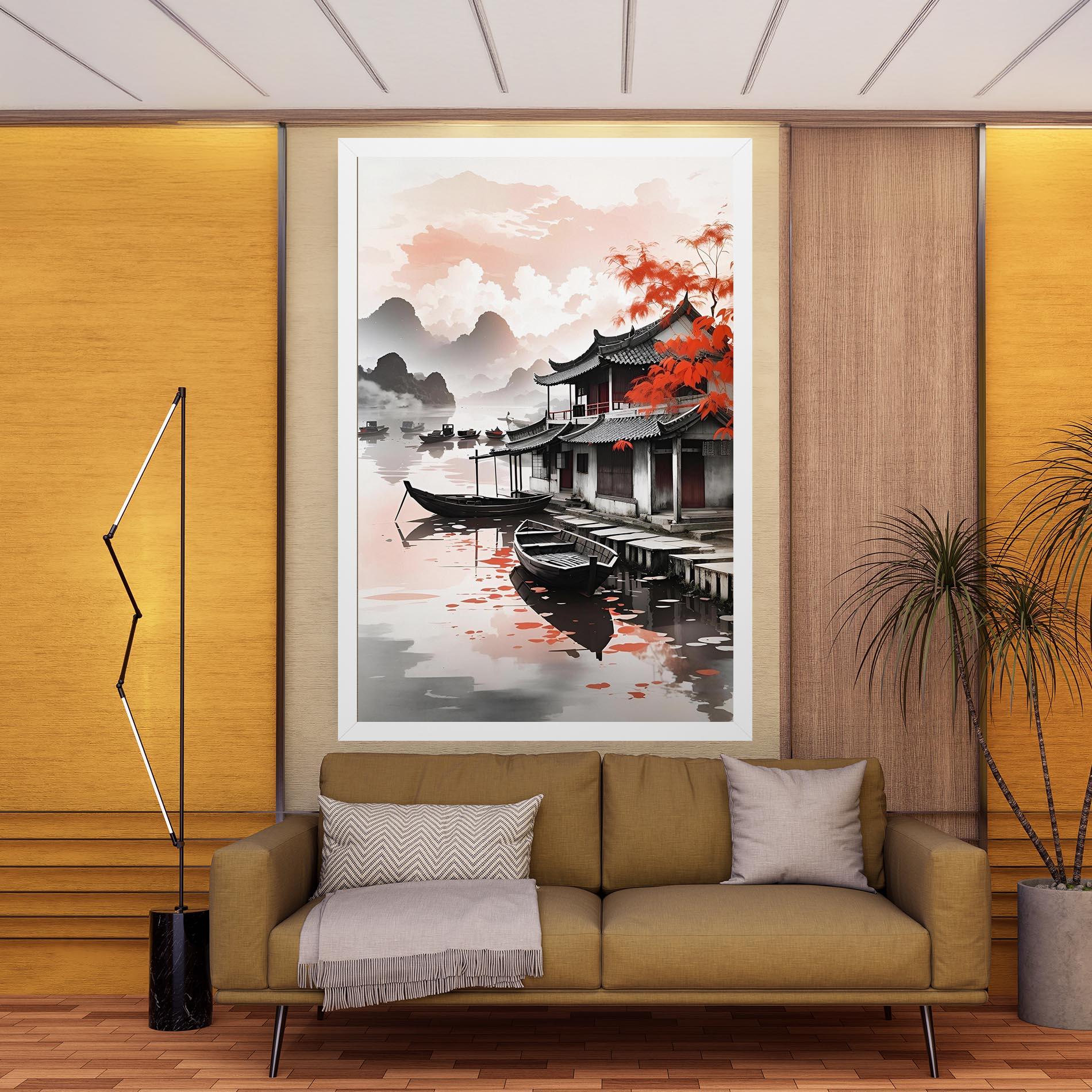 Vászonkép Architecture Reflections mockup 9