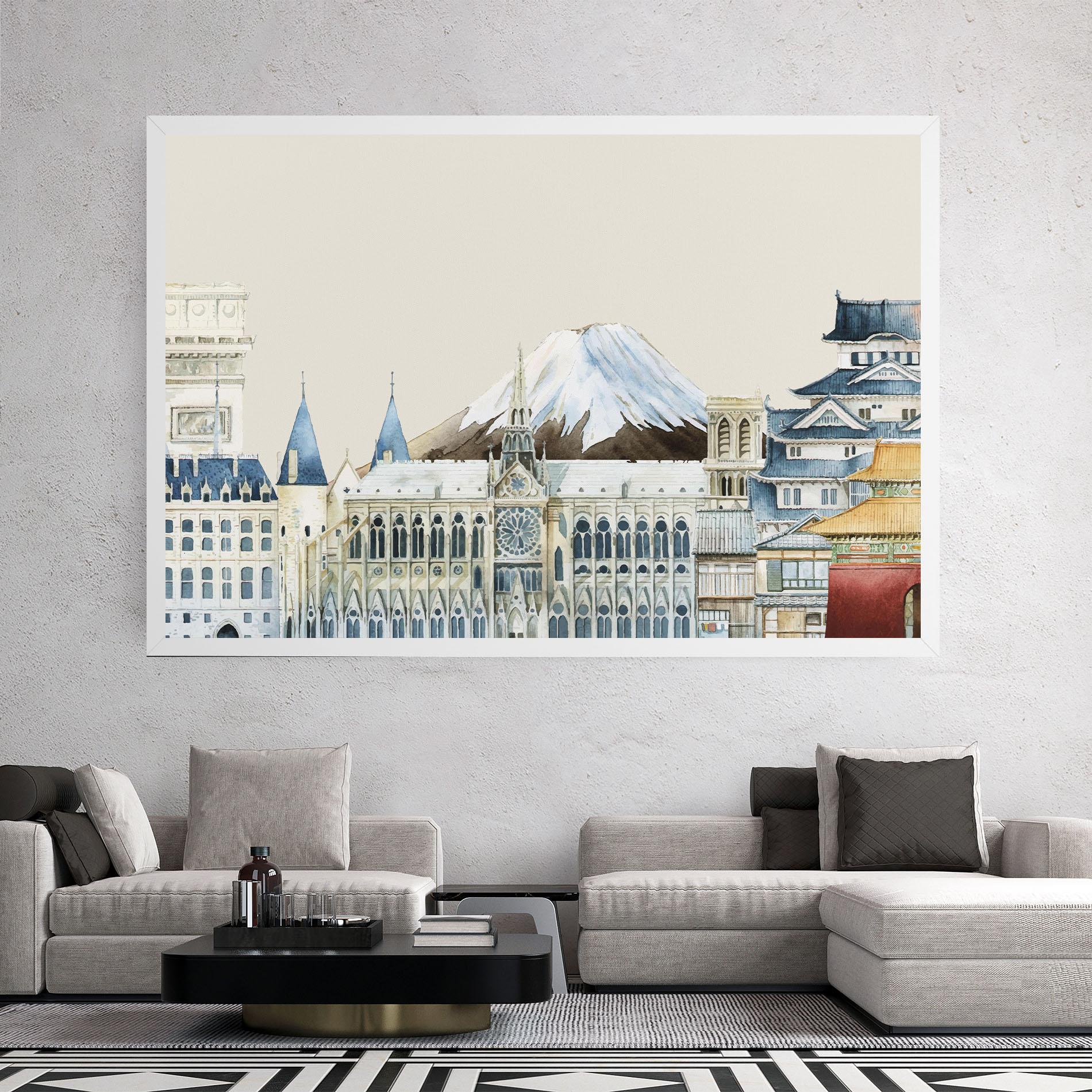 Vászonkép City Mix mockup 2