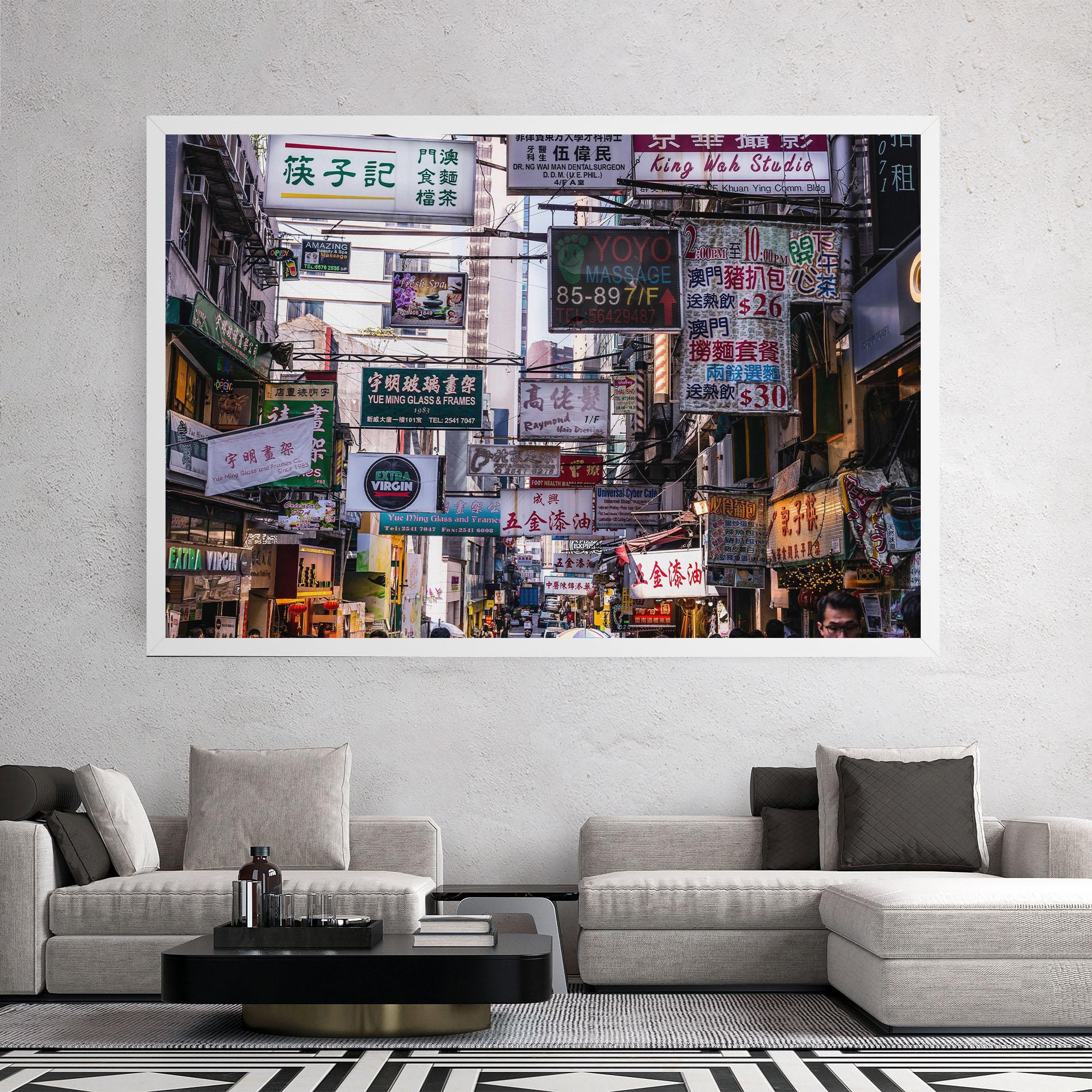 Vászonkép Mong Kok mockup 2