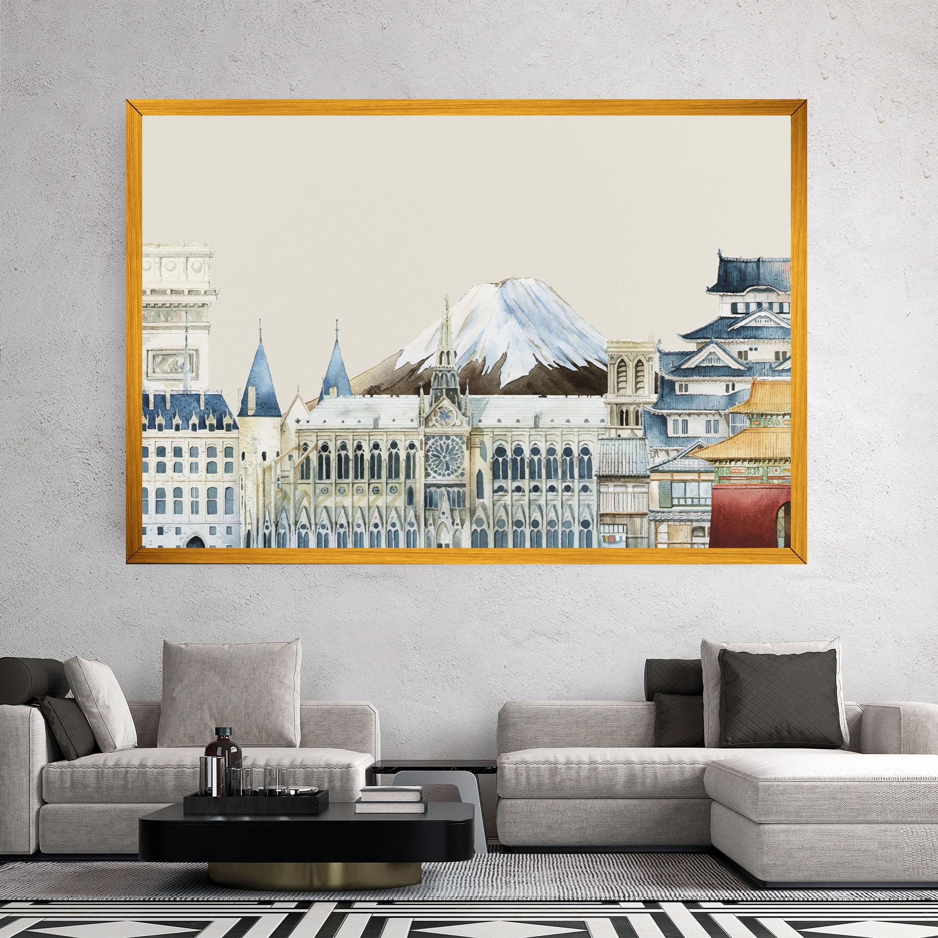 Vászonkép City Mix mockup 2