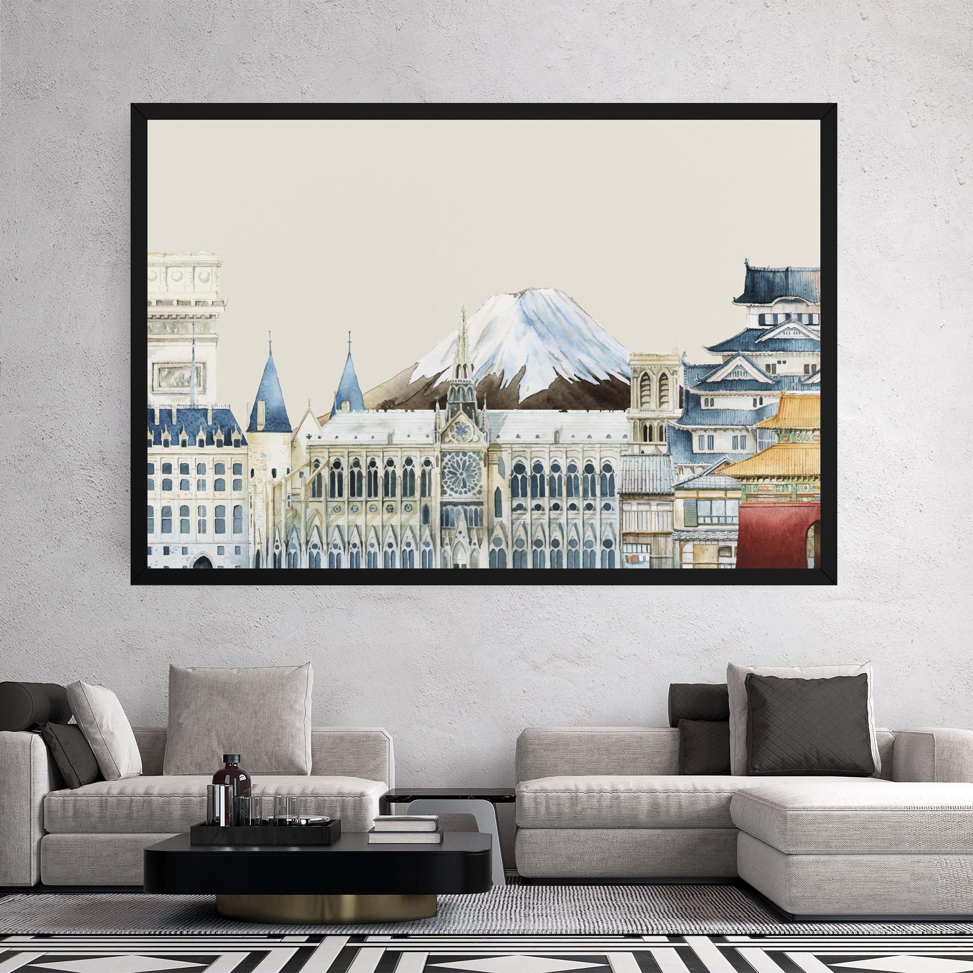 Vászonkép City Mix mockup 2