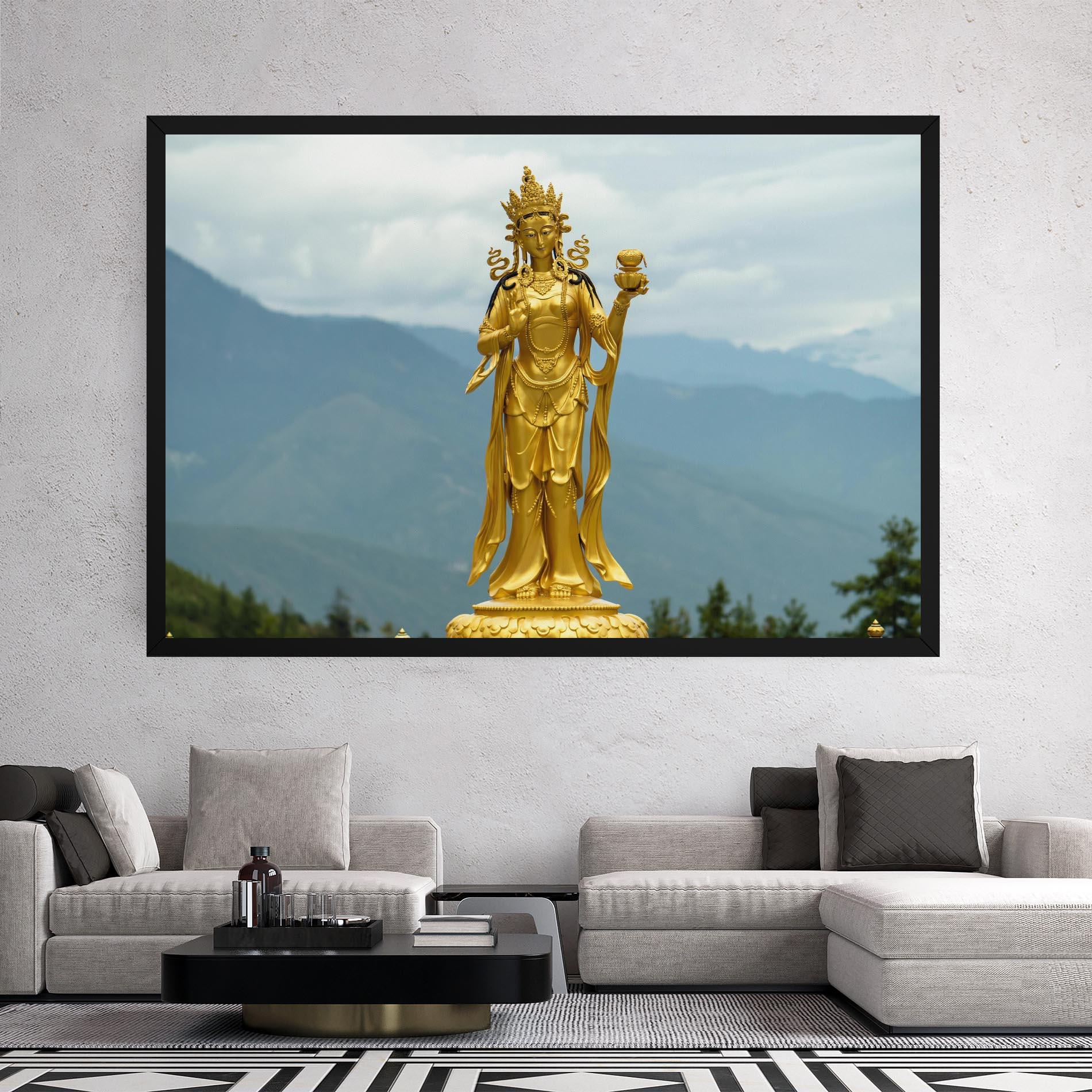 Vászonkép Golden Tara mockup 2