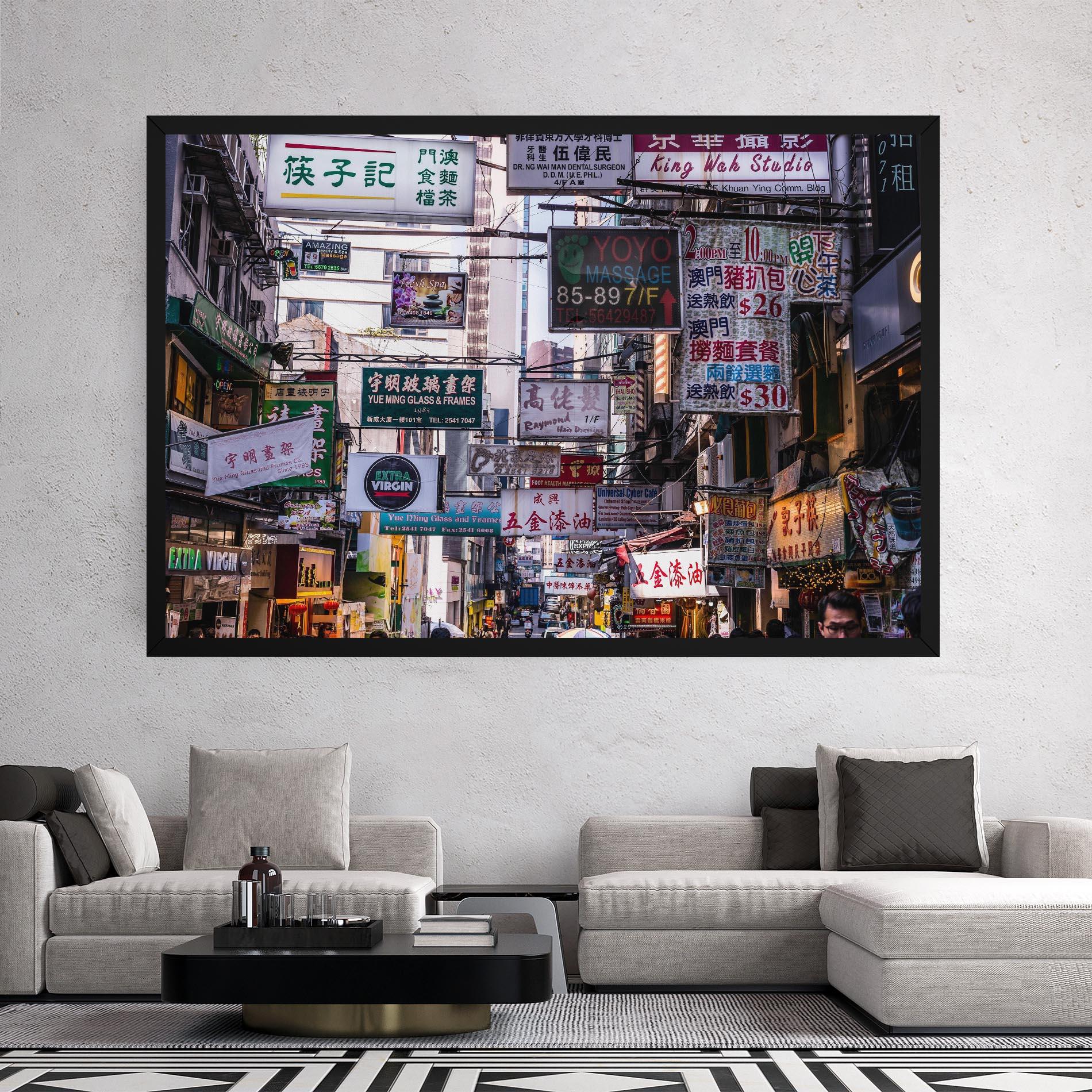 Vászonkép Mong Kok mockup 2