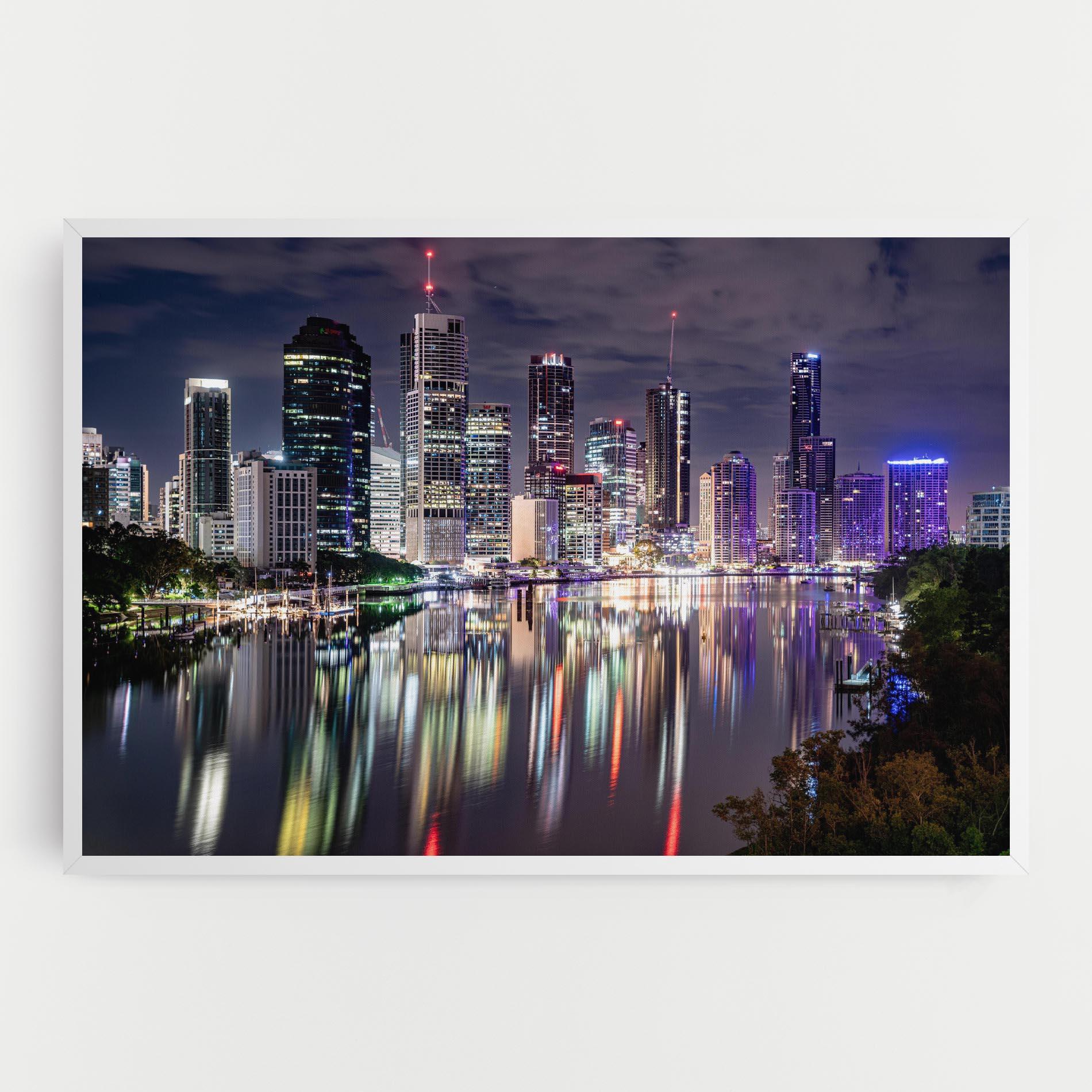 Vászonkép Brisbane Night mockup 0
