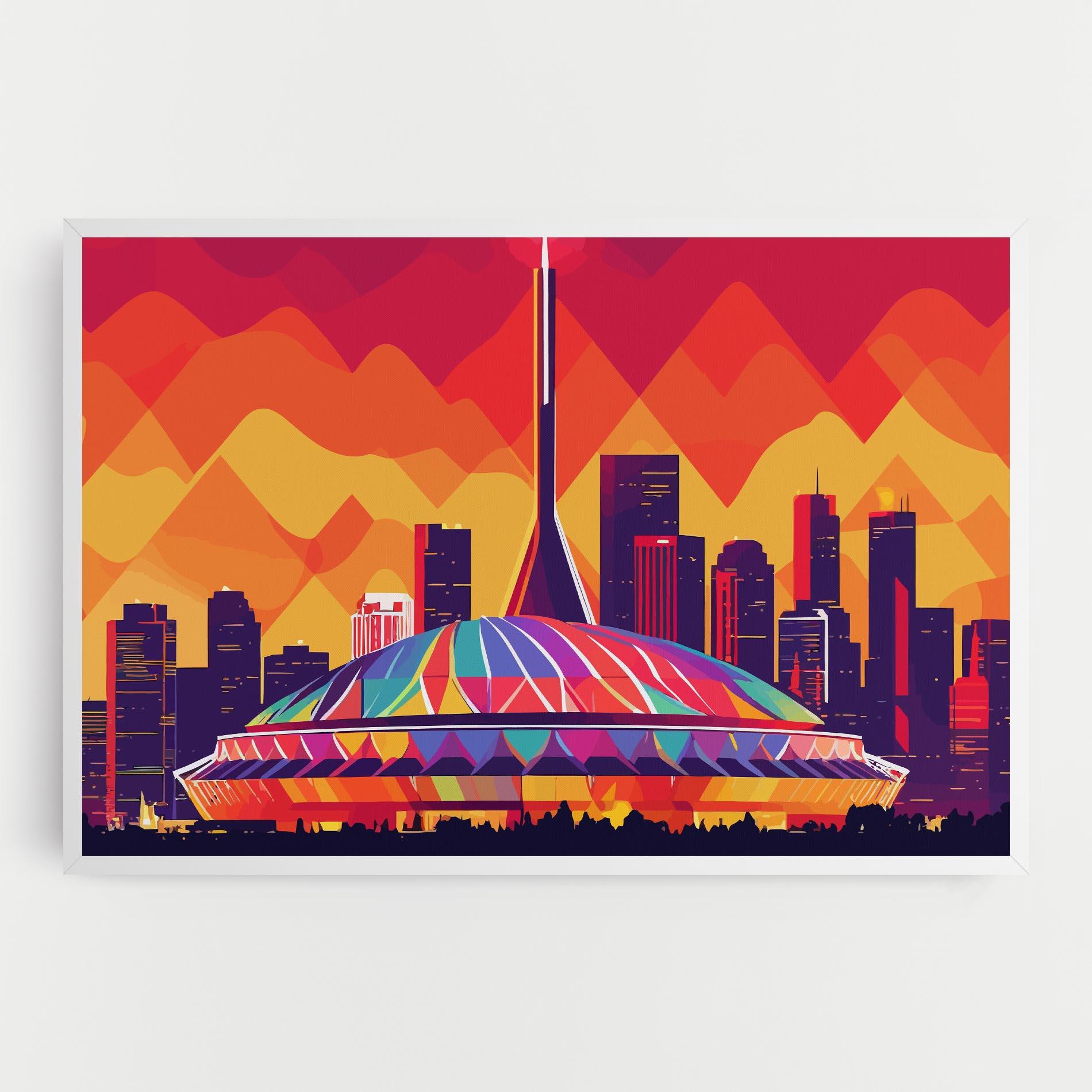 Vászonkép Olympic Stadium mockup 0