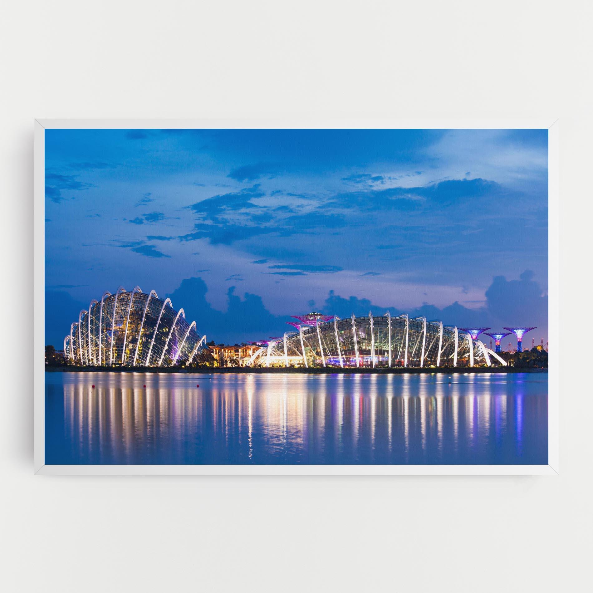 Vászonkép Singapore Blue Sunset mockup 0