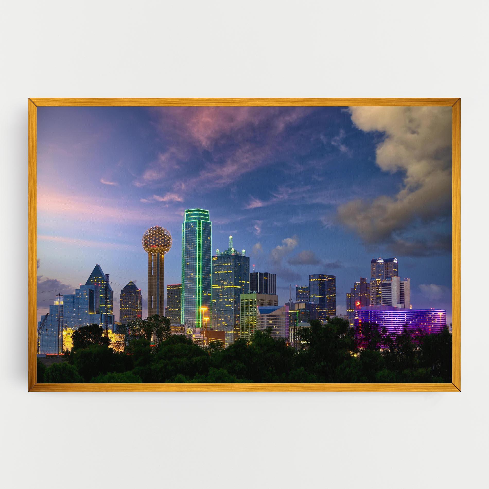 Vászonkép Dallas Dusk mockup 0