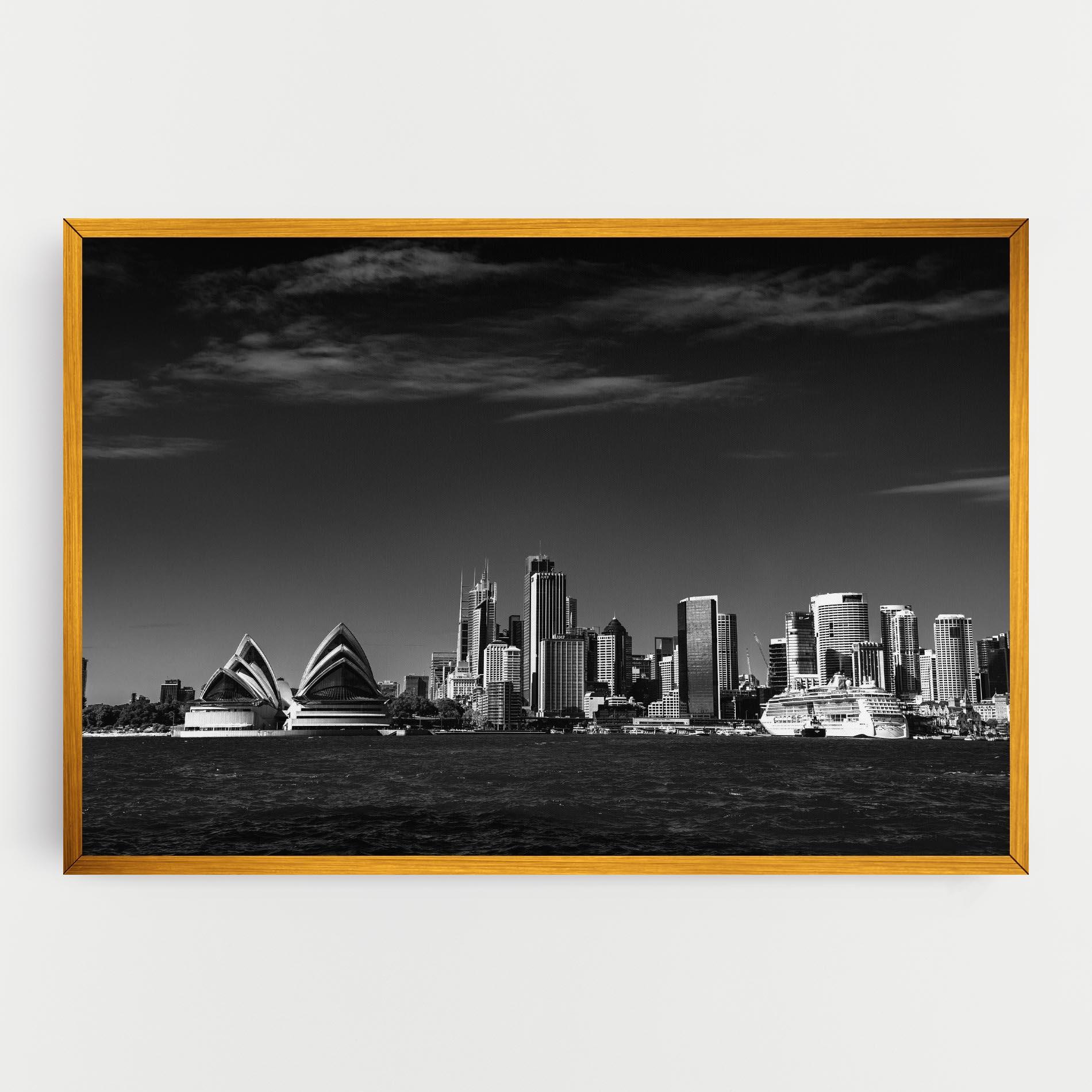 Vászonkép Grey Sidnew mockup 0