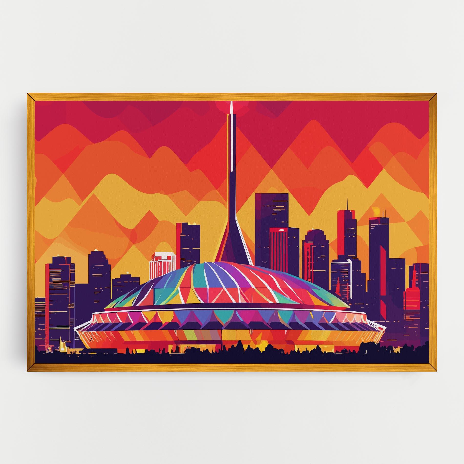 Vászonkép Olympic Stadium mockup 0