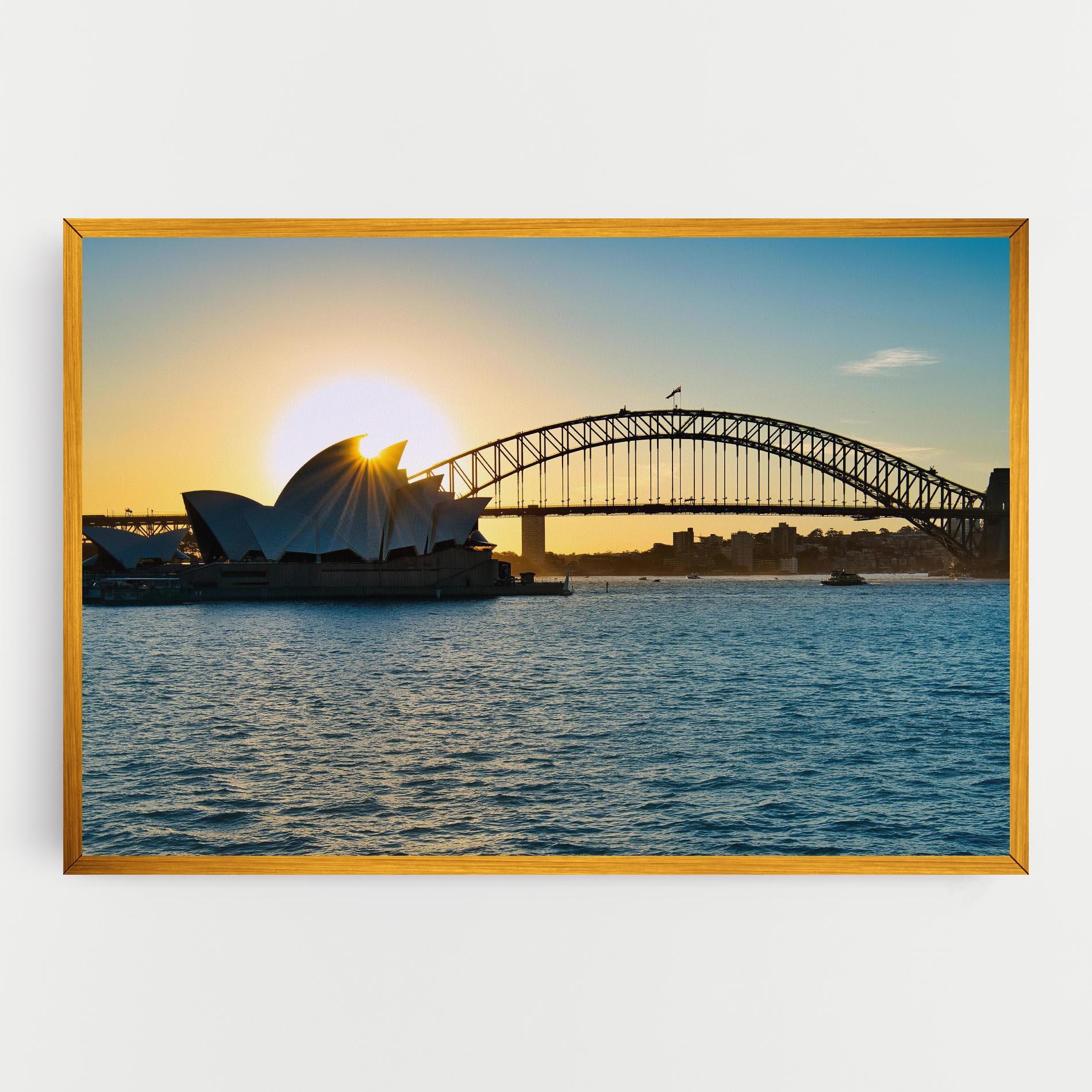 Vászonkép Sunrise Sydney mockup 0