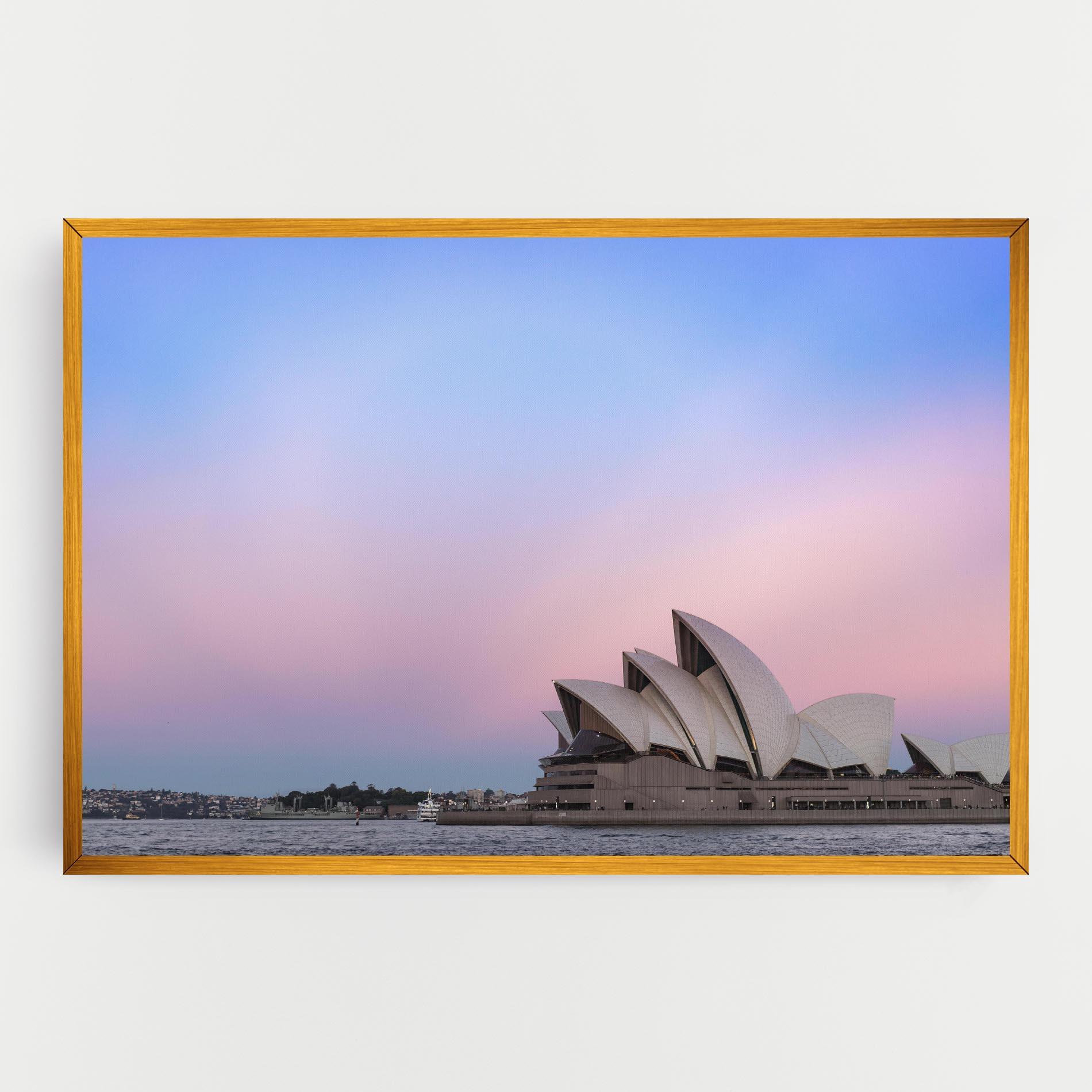 Vászonkép Sydney Purple Sky mockup 0