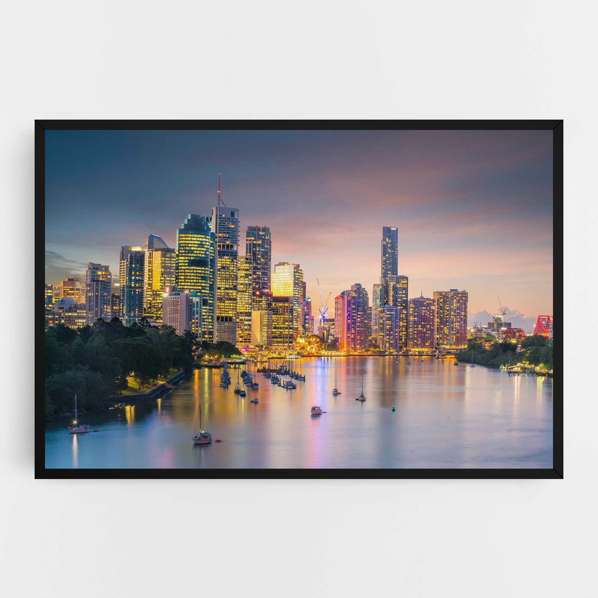 Brisbane City Skyline mockup 0