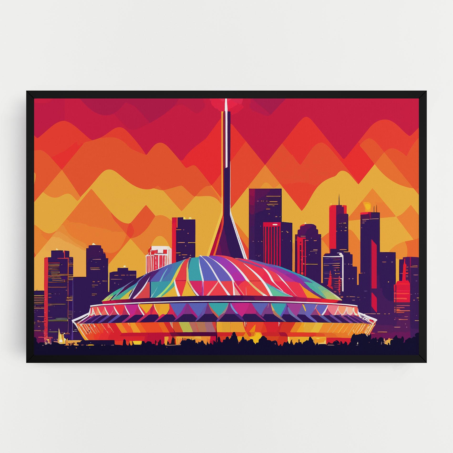 Vászonkép Olympic Stadium mockup 0