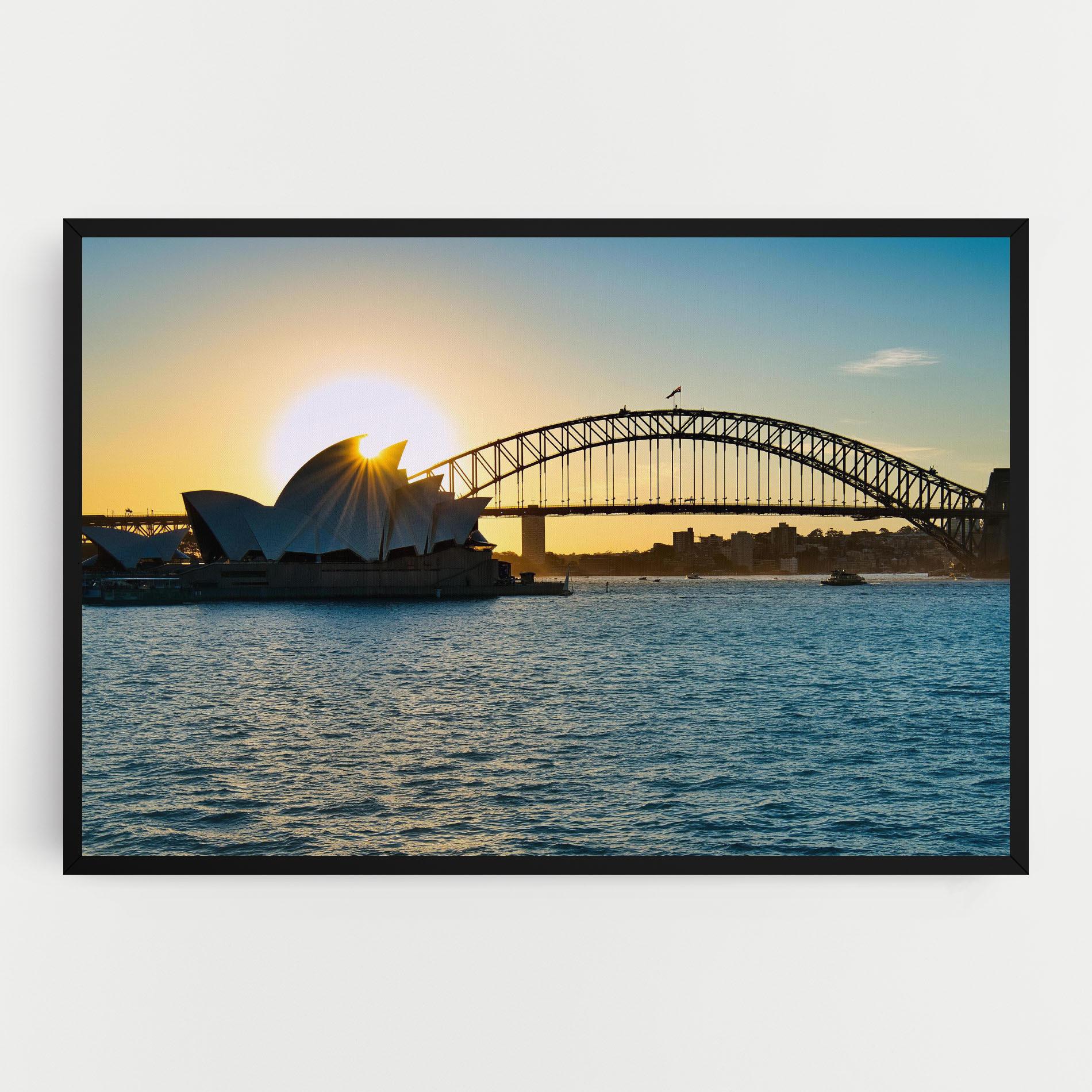 Vászonkép Sunrise Sydney mockup 0