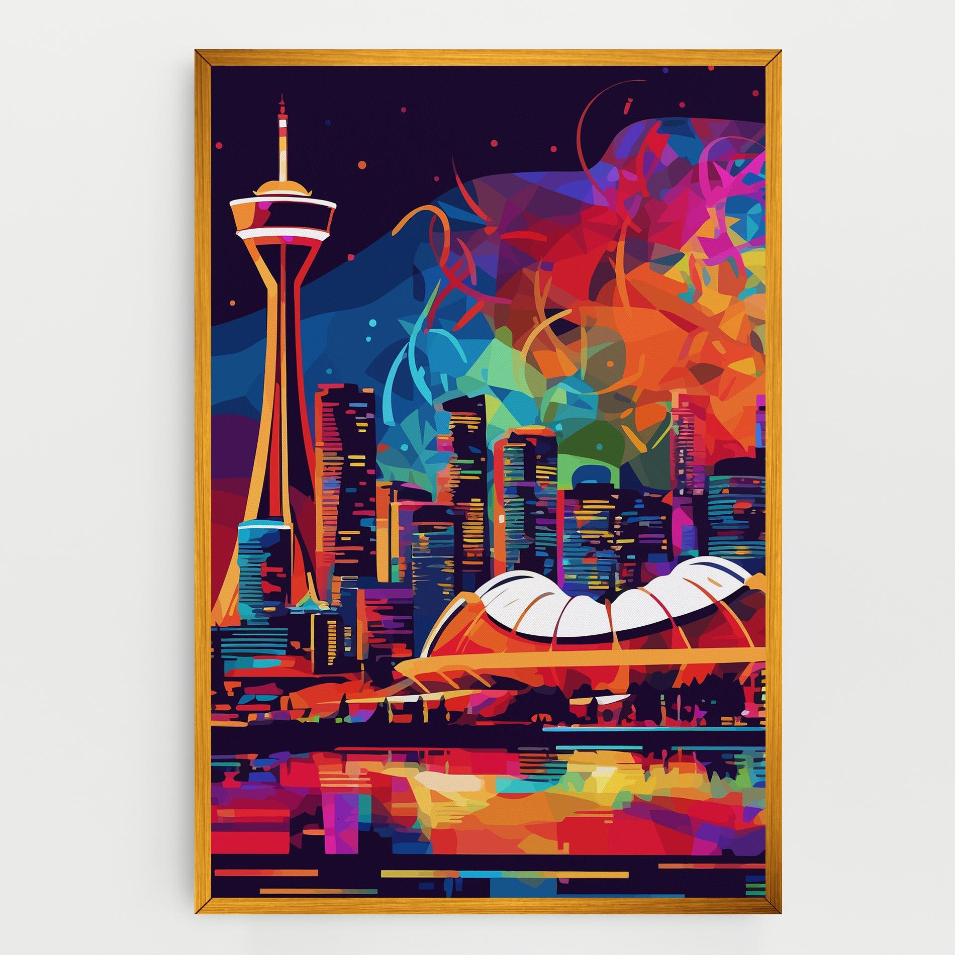 Vászonkép Olympic Stadium Art mockup 0