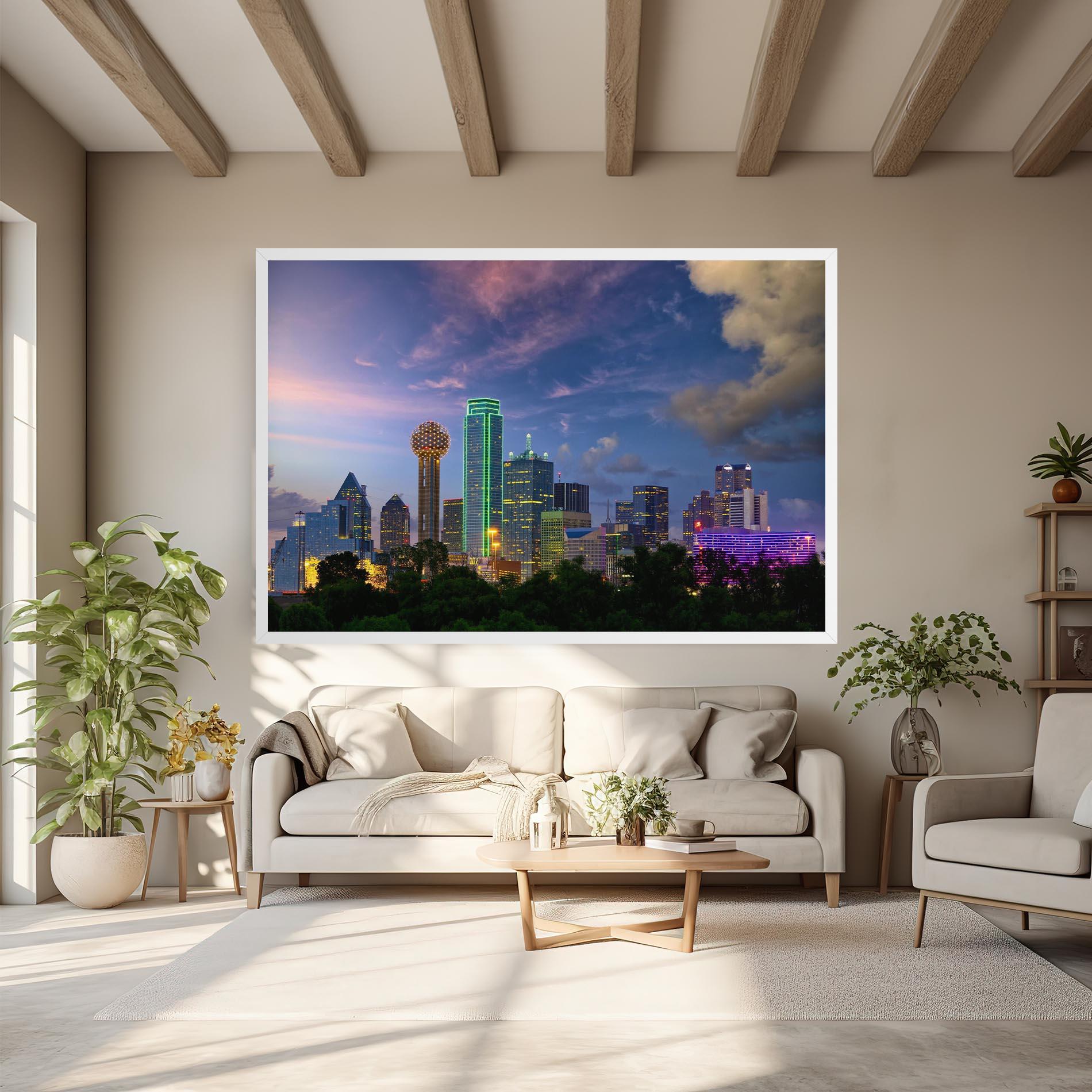 Vászonkép Dallas Dusk mockup 6