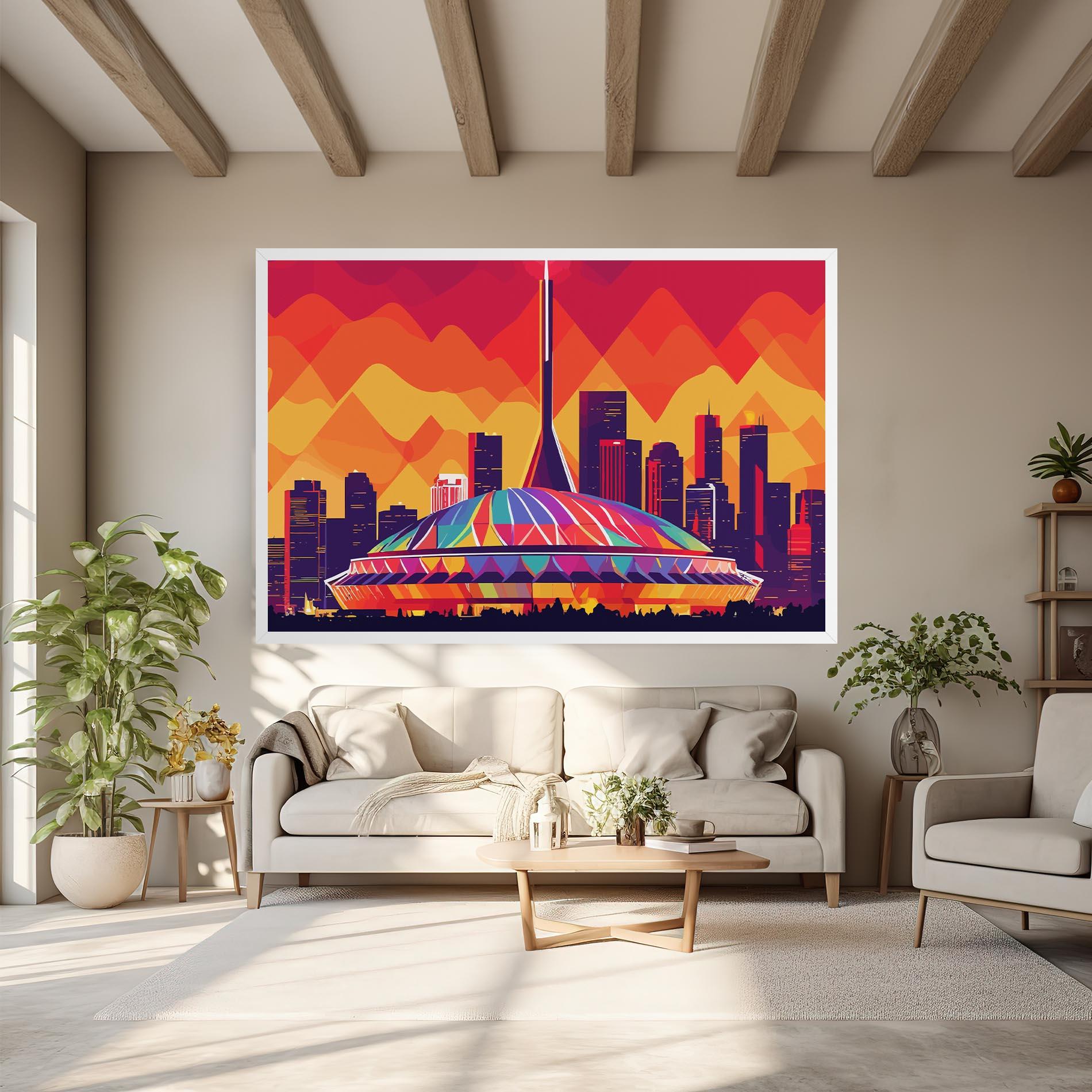 Vászonkép Olympic Stadium mockup 6