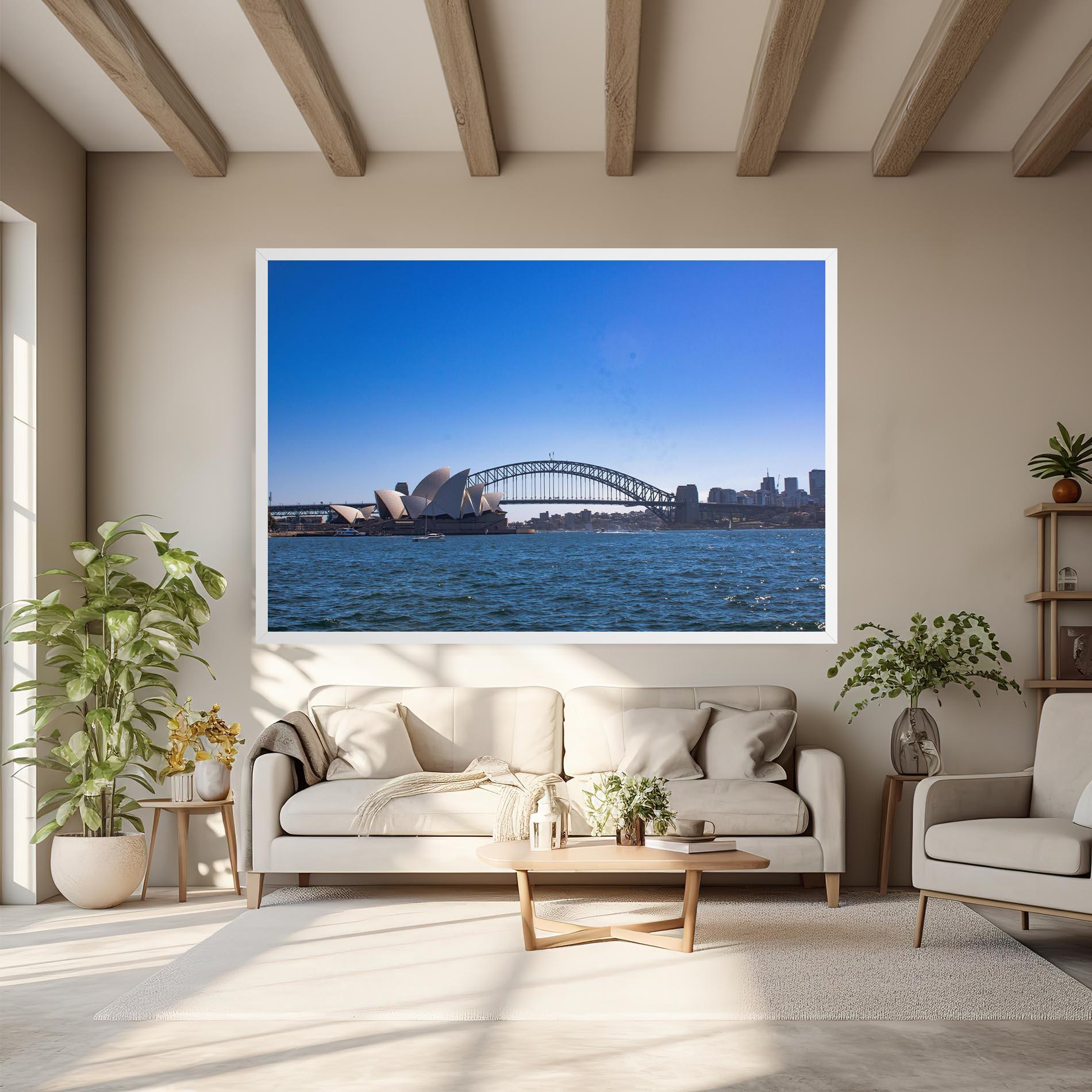 Vászonkép Sydney Day Bridge mockup 6