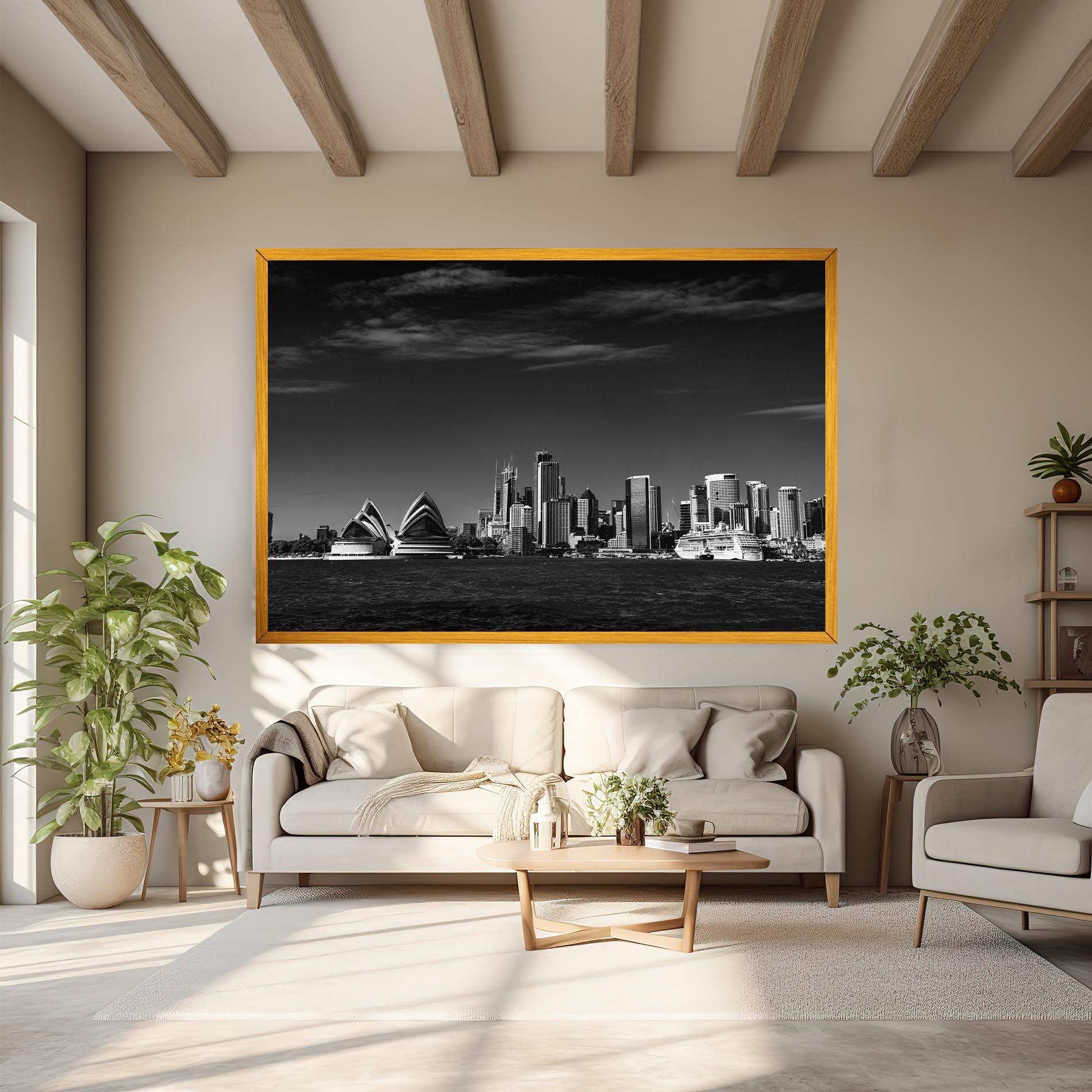 Vászonkép Grey Sidnew mockup 6