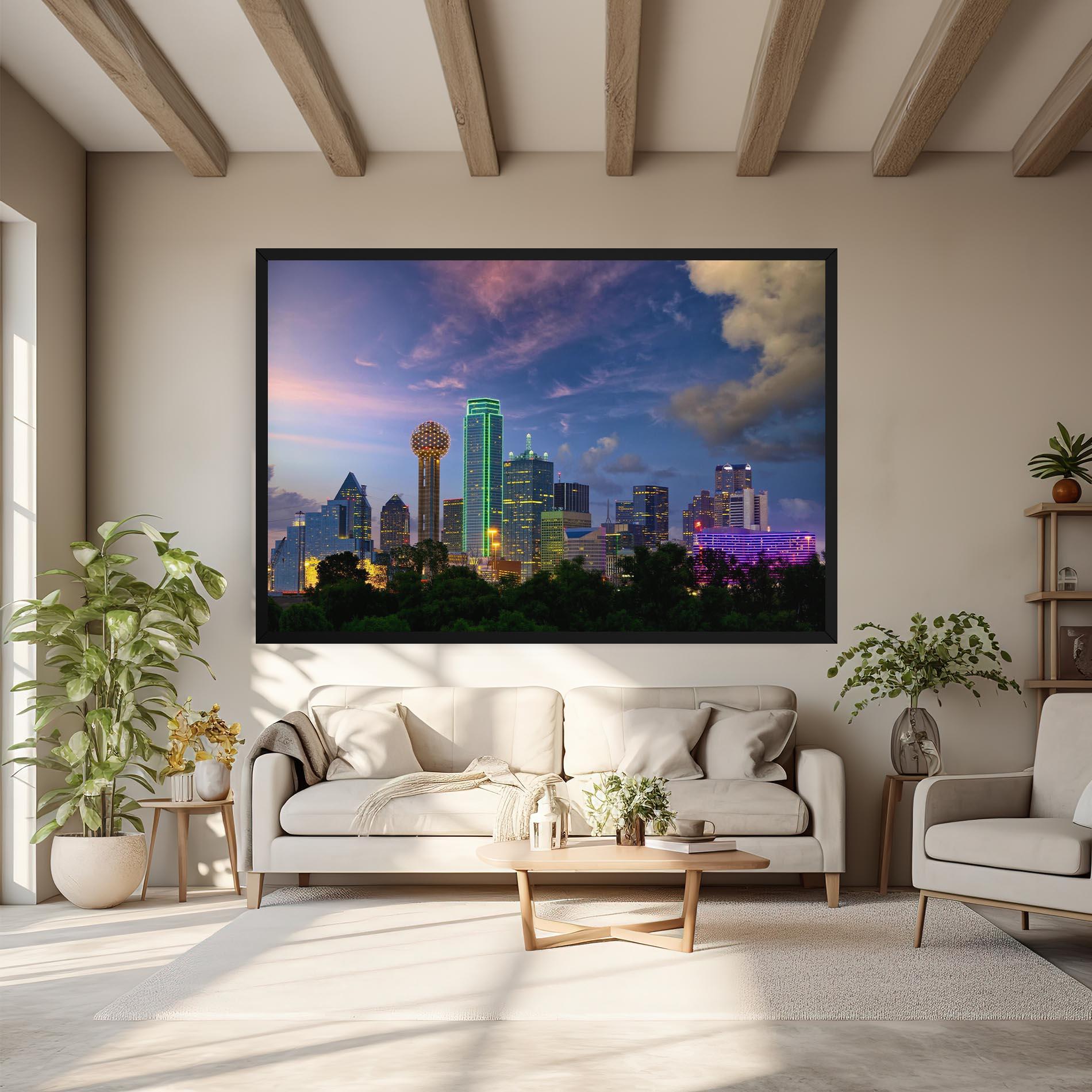 Vászonkép Dallas Dusk mockup 6