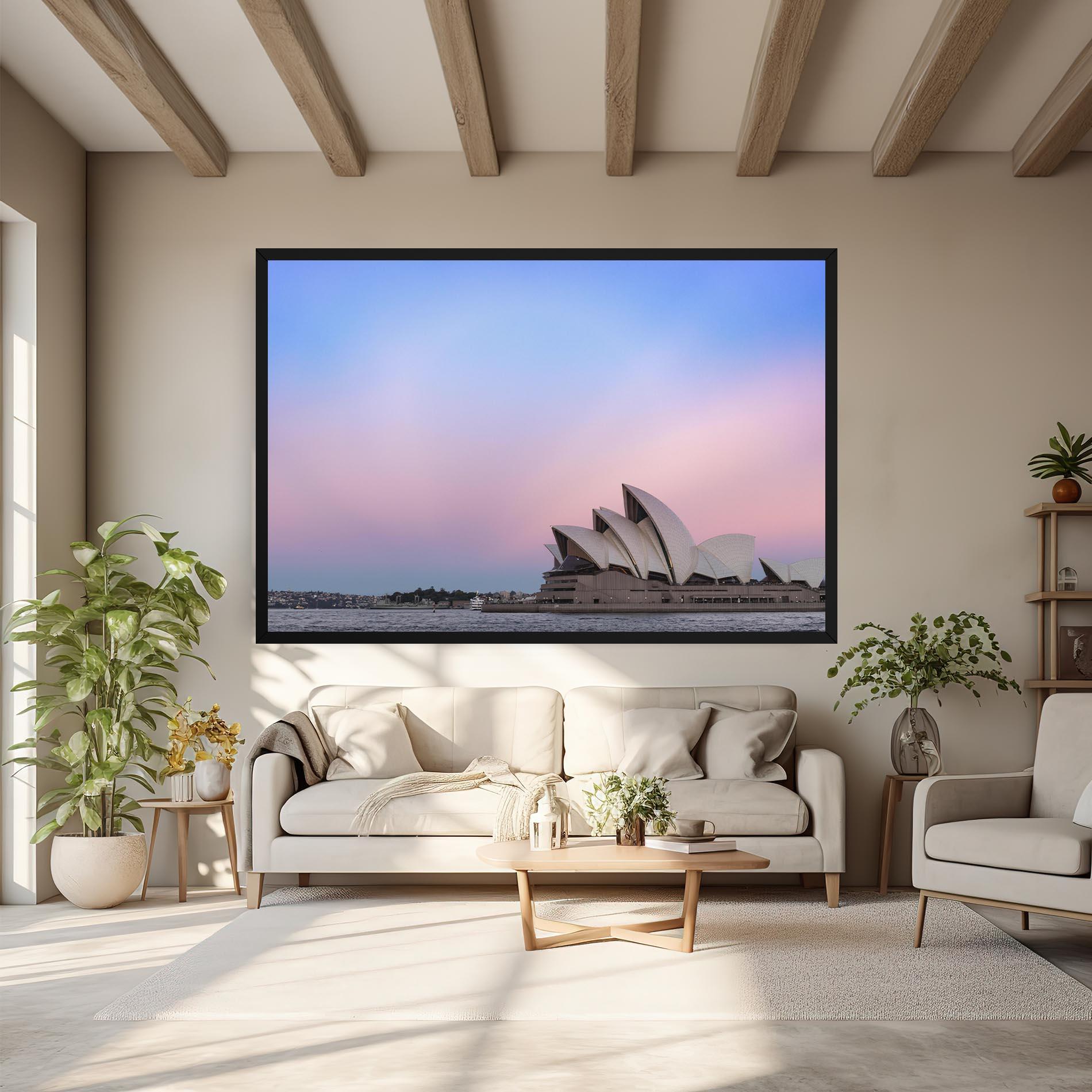 Vászonkép Sydney Purple Sky mockup 6