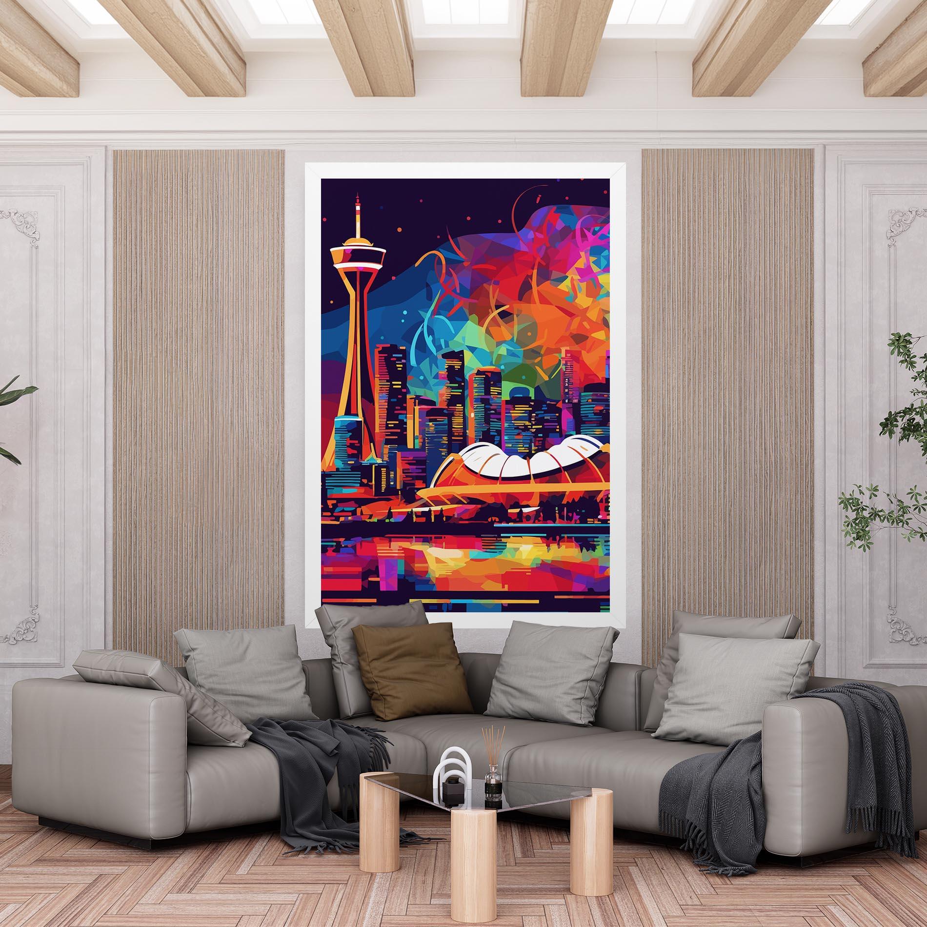 Vászonkép Olympic Stadium Art mockup 6