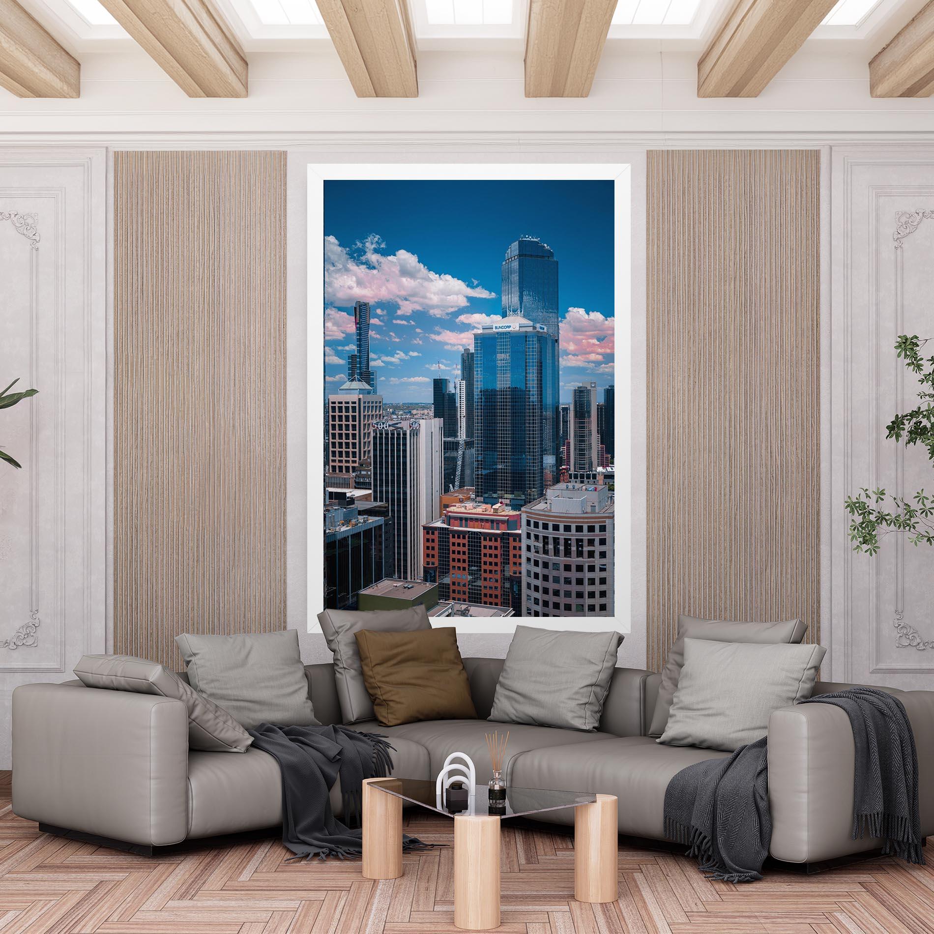 Vászonkép Skyscrapert View mockup 6