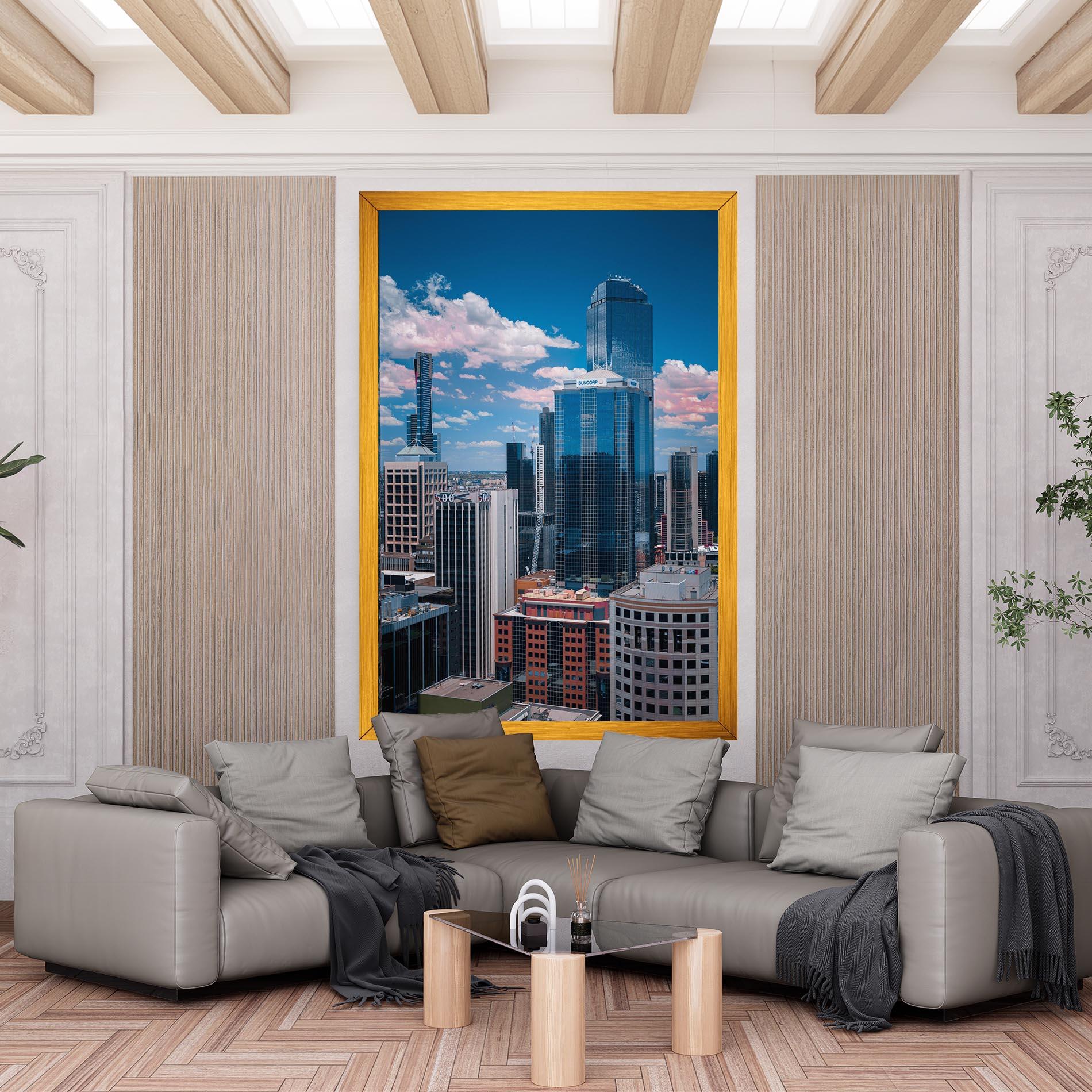 Vászonkép Skyscrapert View mockup 6
