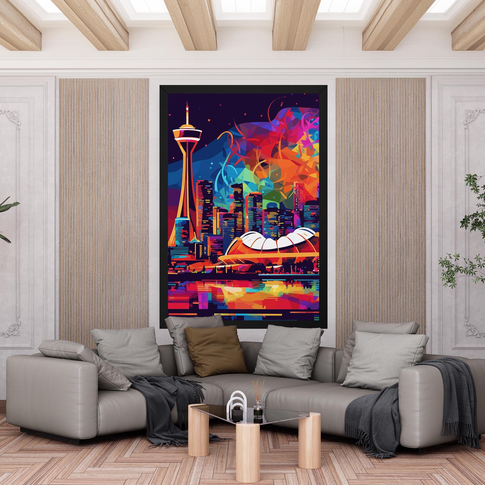 Vászonkép Olympic Stadium Art mockup 6