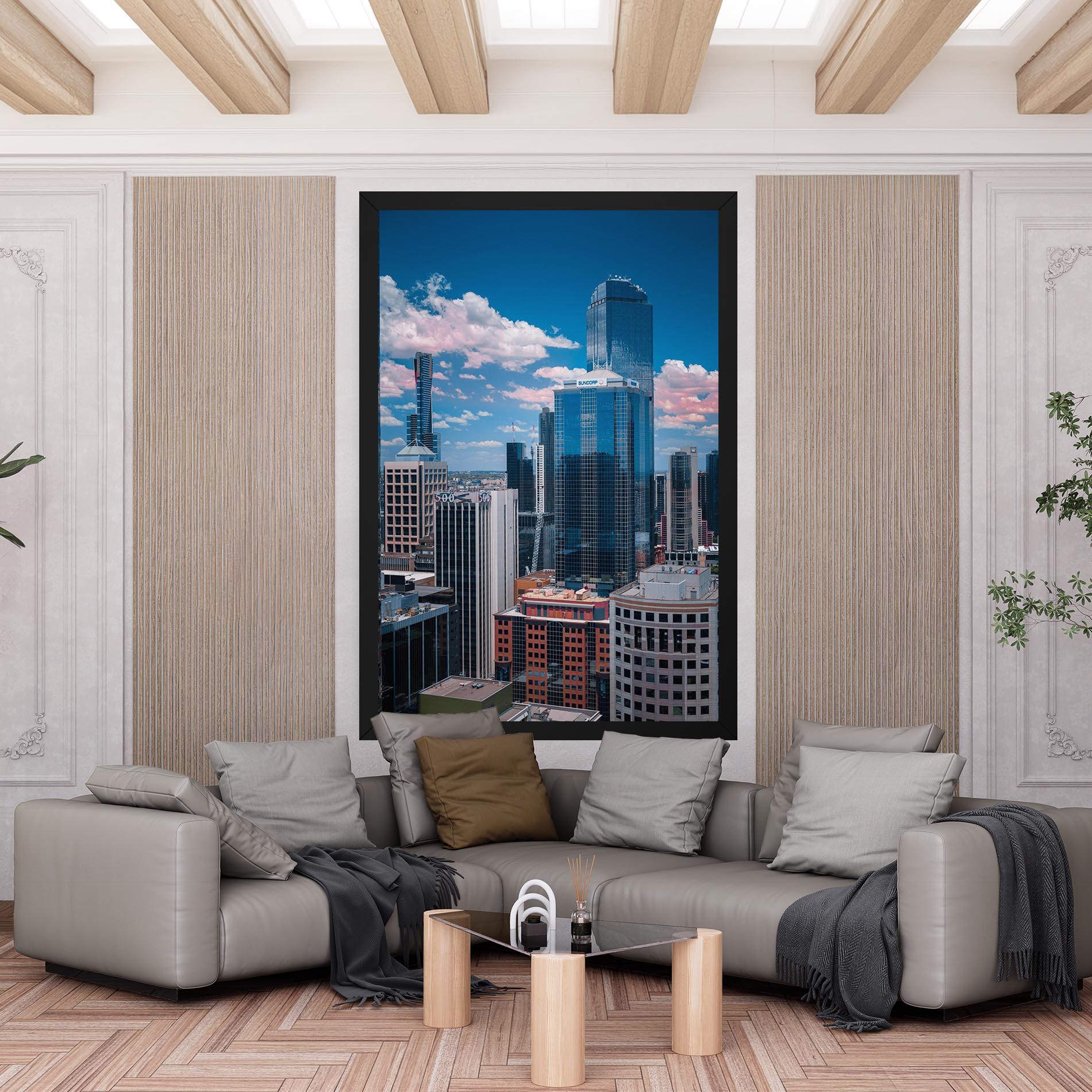 Vászonkép Skyscrapert View mockup 6