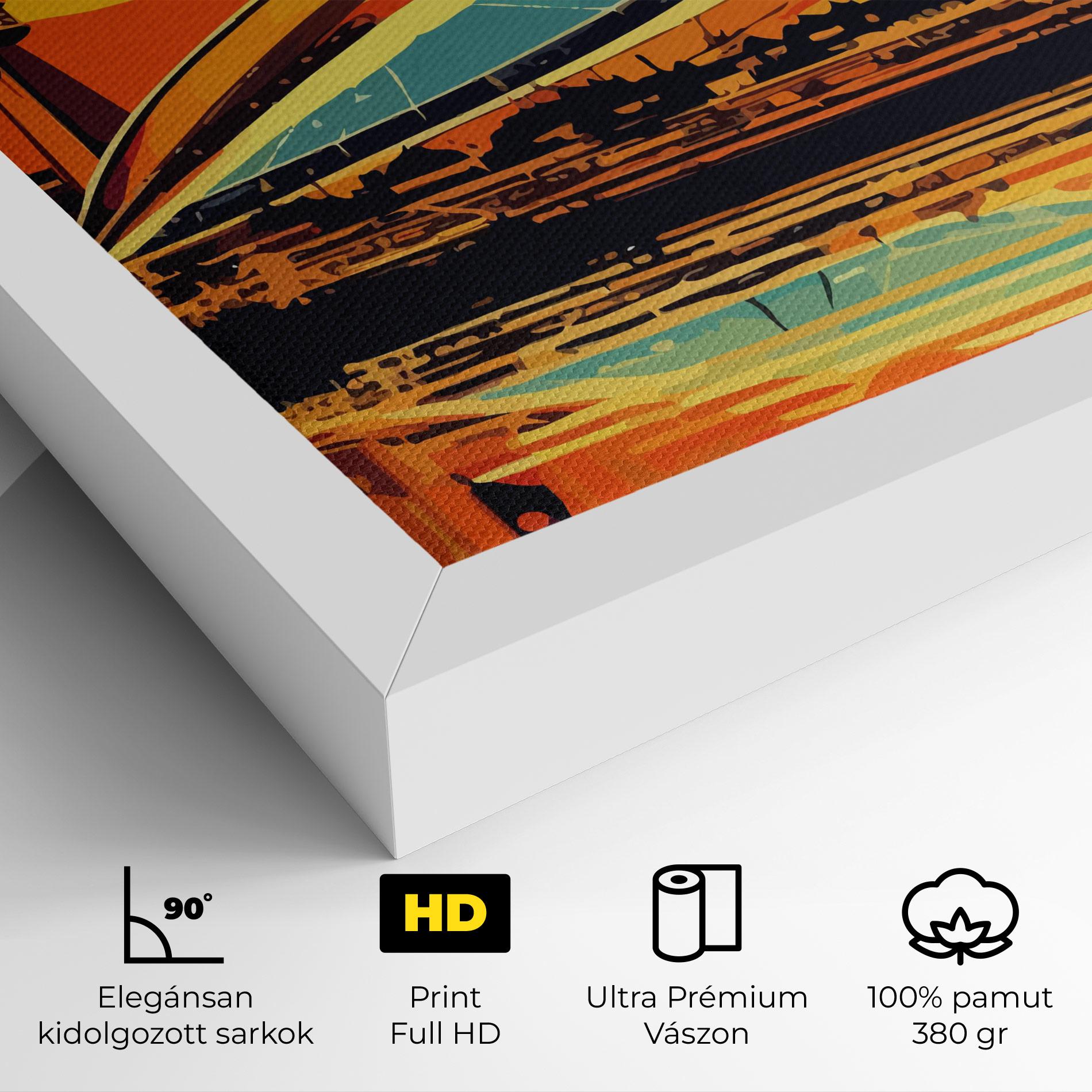 Vászonkép Montreal Skyline mockup 4