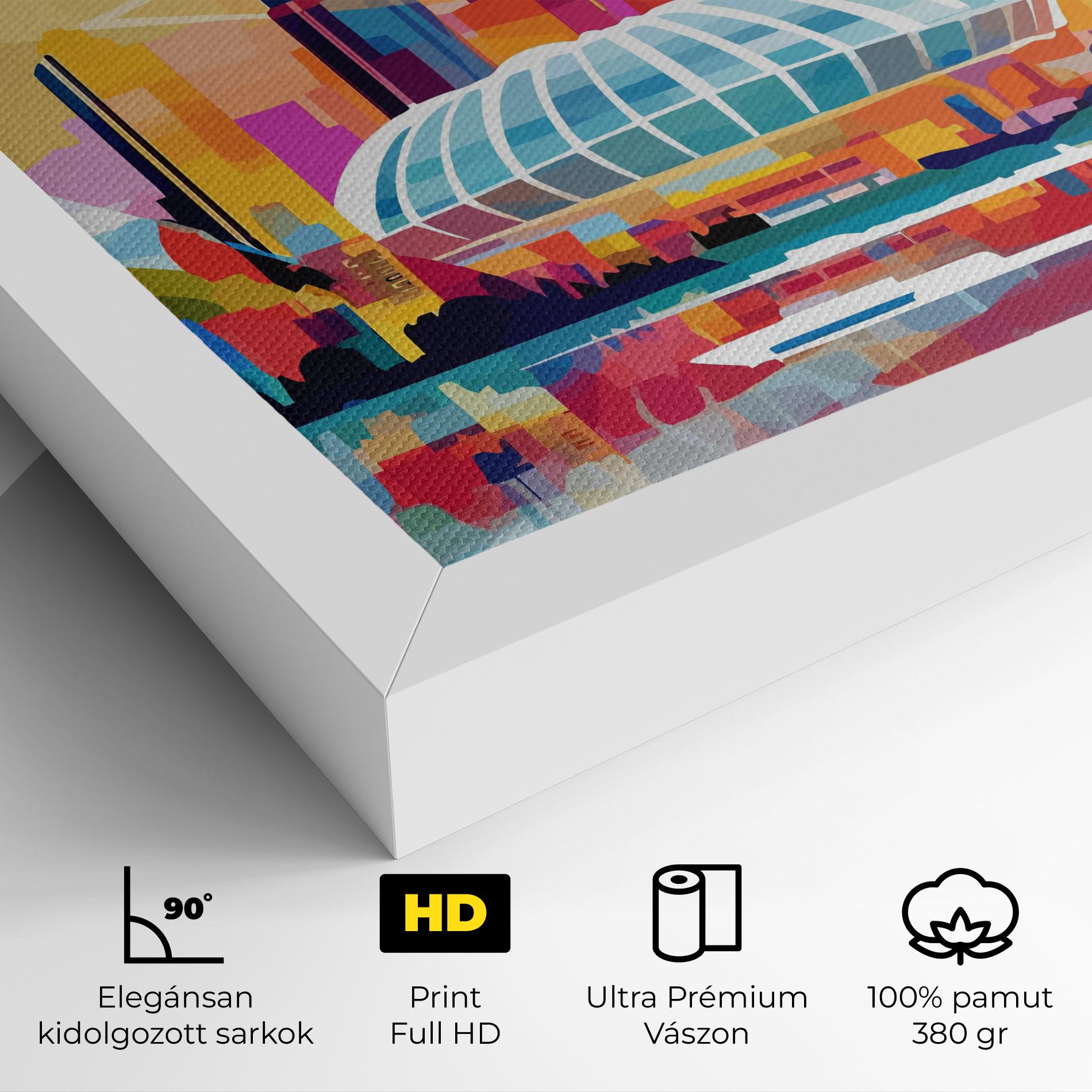 Vászonkép Olympic Stadium Color mockup 4