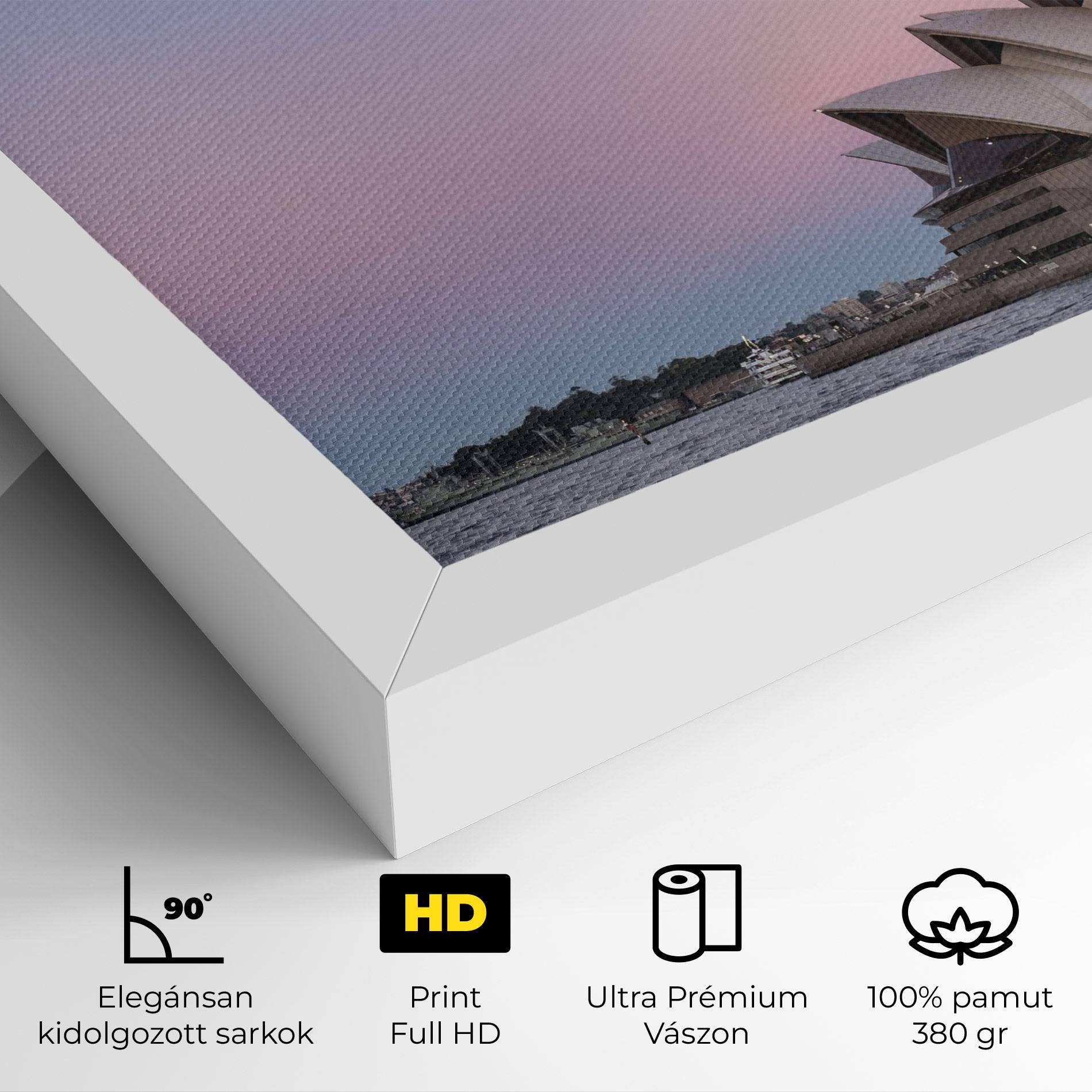 Vászonkép Sydney Purple Sky mockup 4