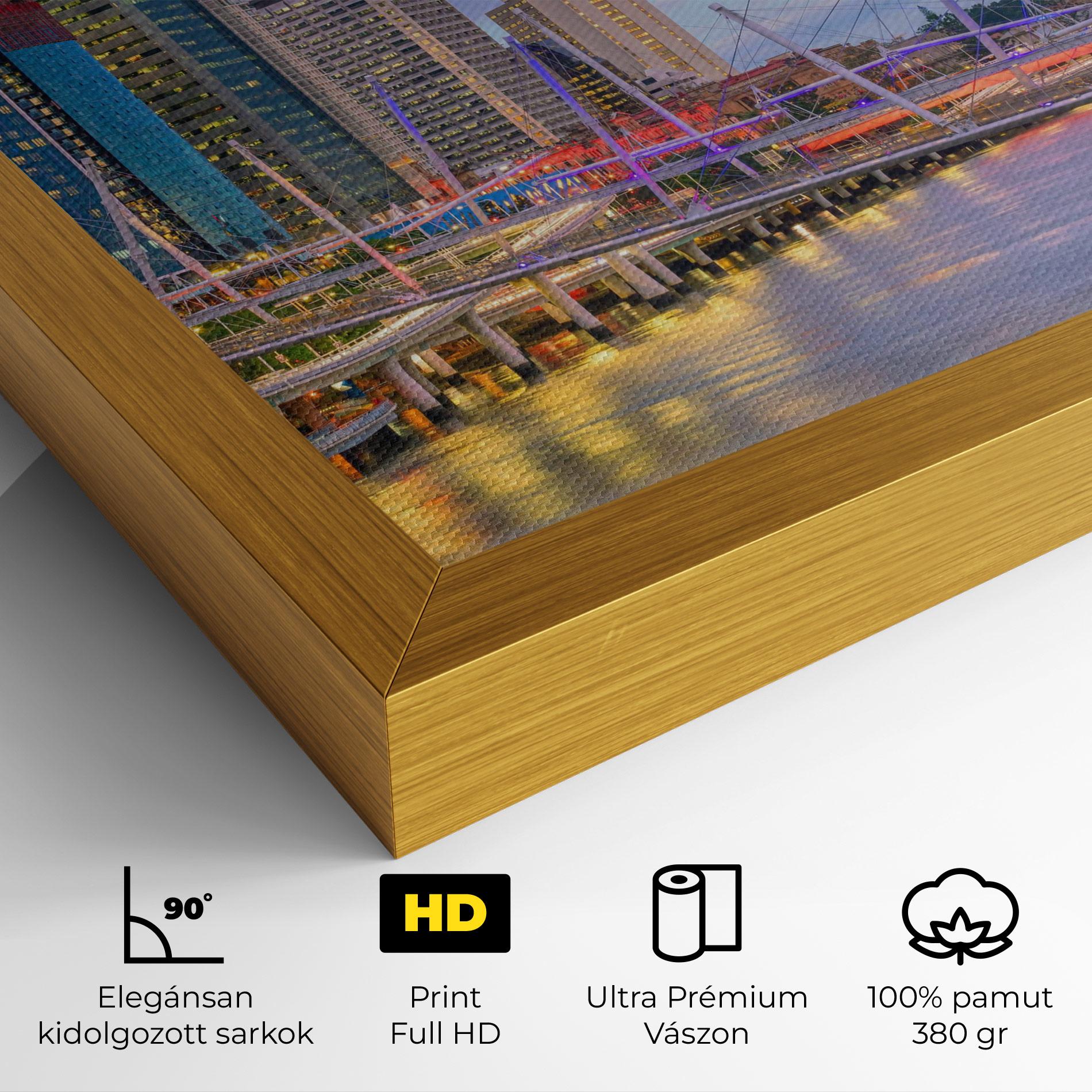 Vászonkép Brisbane River Australia mockup 4