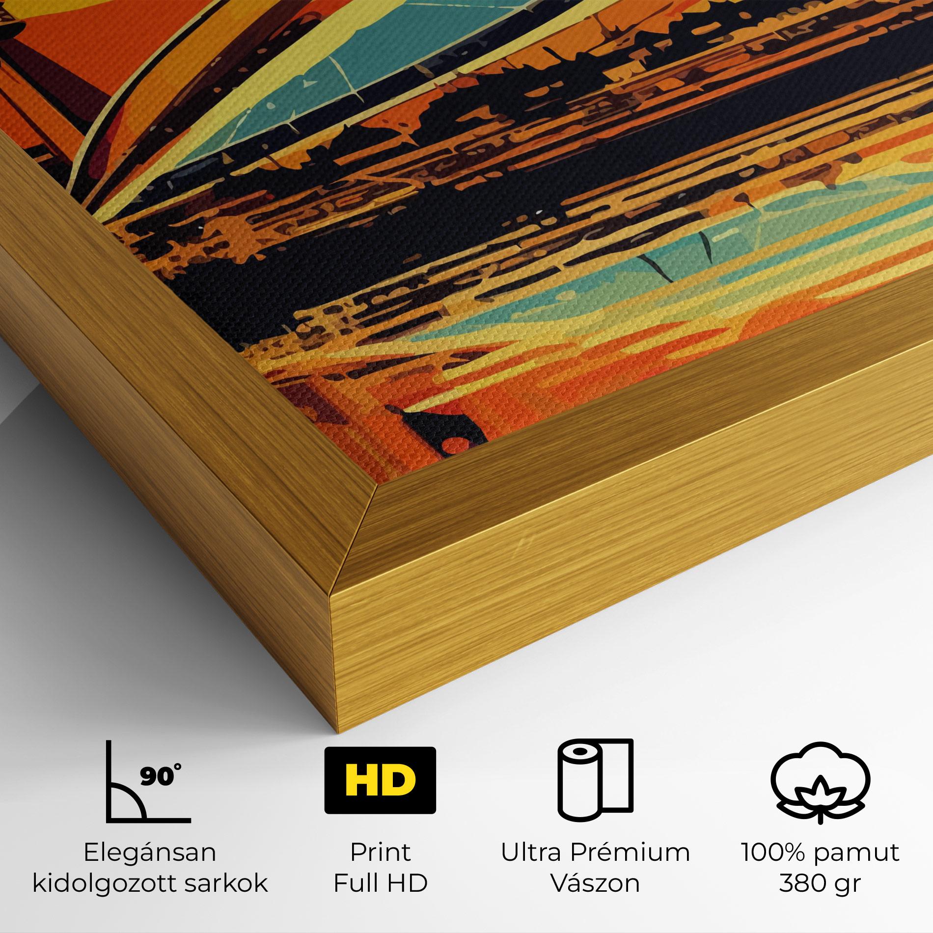 Vászonkép Montreal Skyline mockup 4