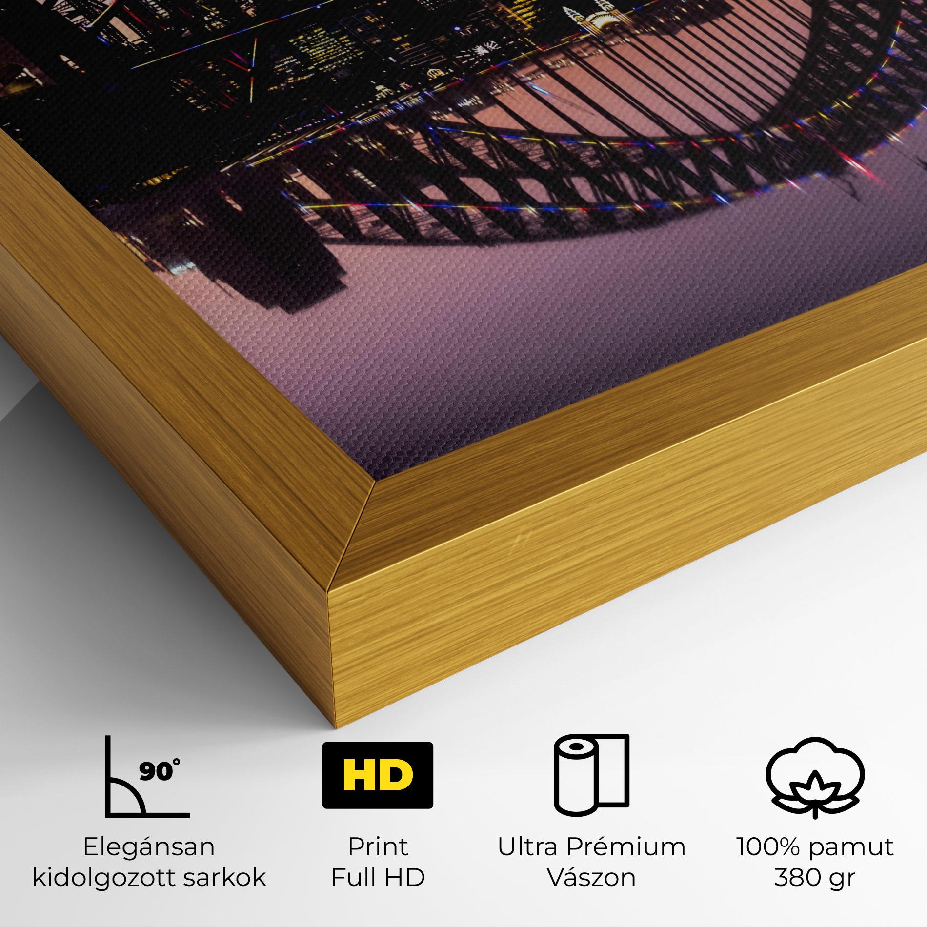 Vászonkép Purple Night Sydney mockup 4