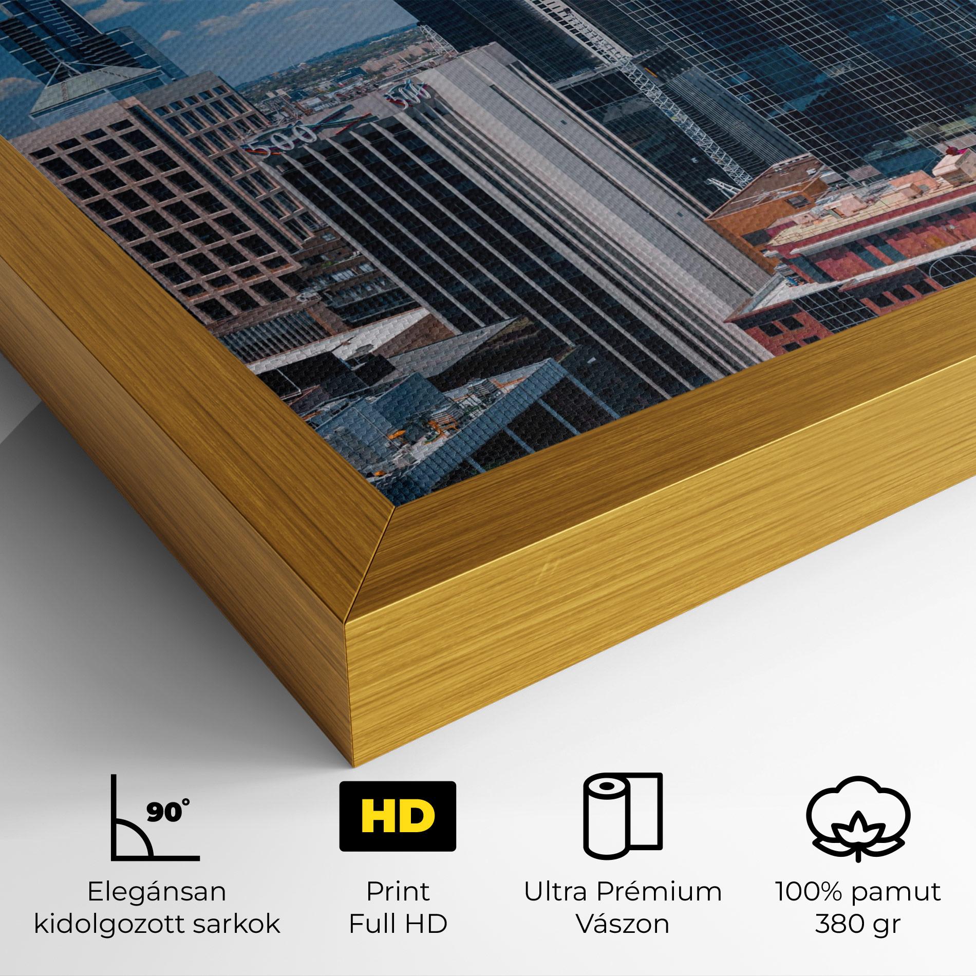 Vászonkép Skyscrapert View mockup 4